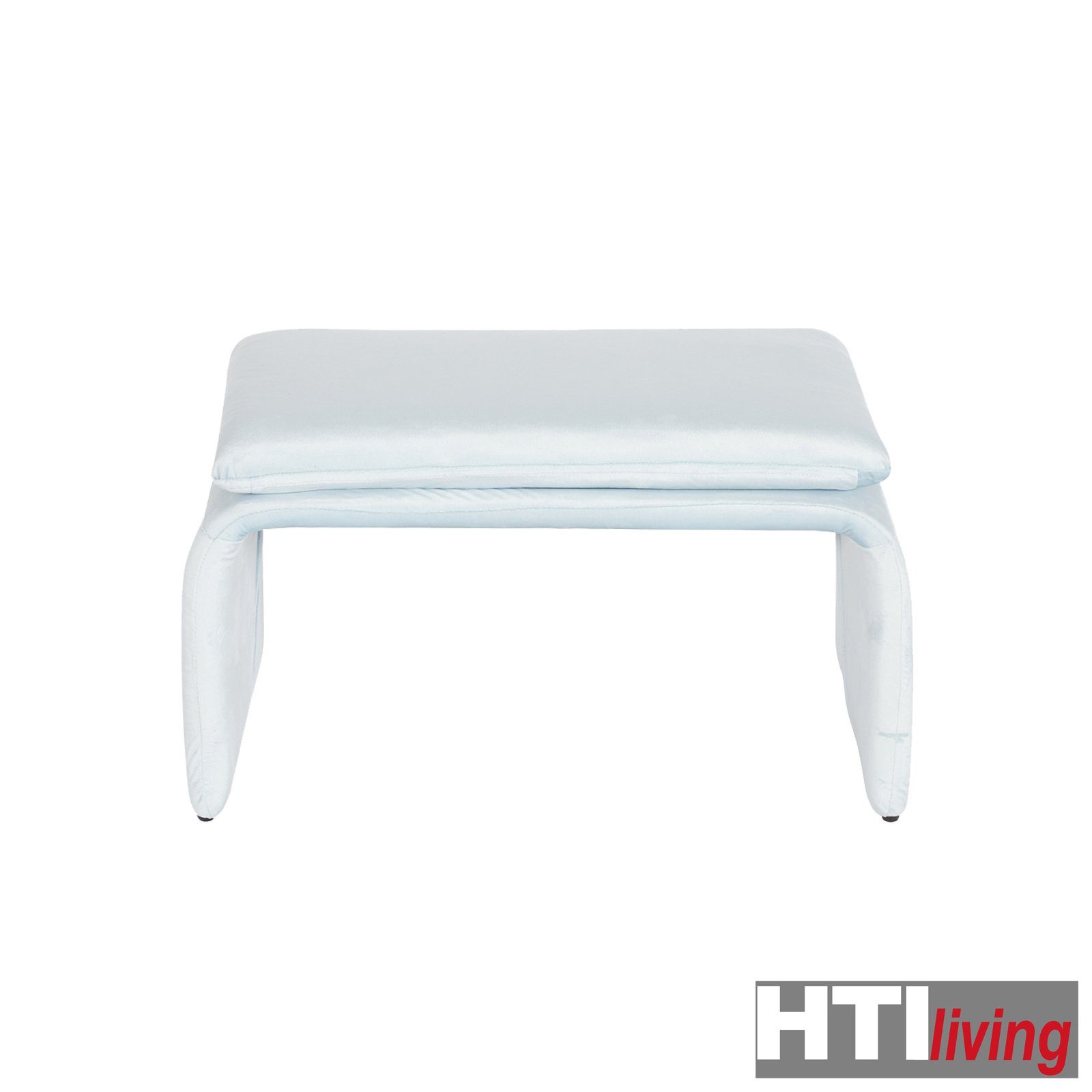 St), Sitzhocker Hocker Zartblau (Stück, HTI-Living 1 Unifarben Vance Sitzhocker