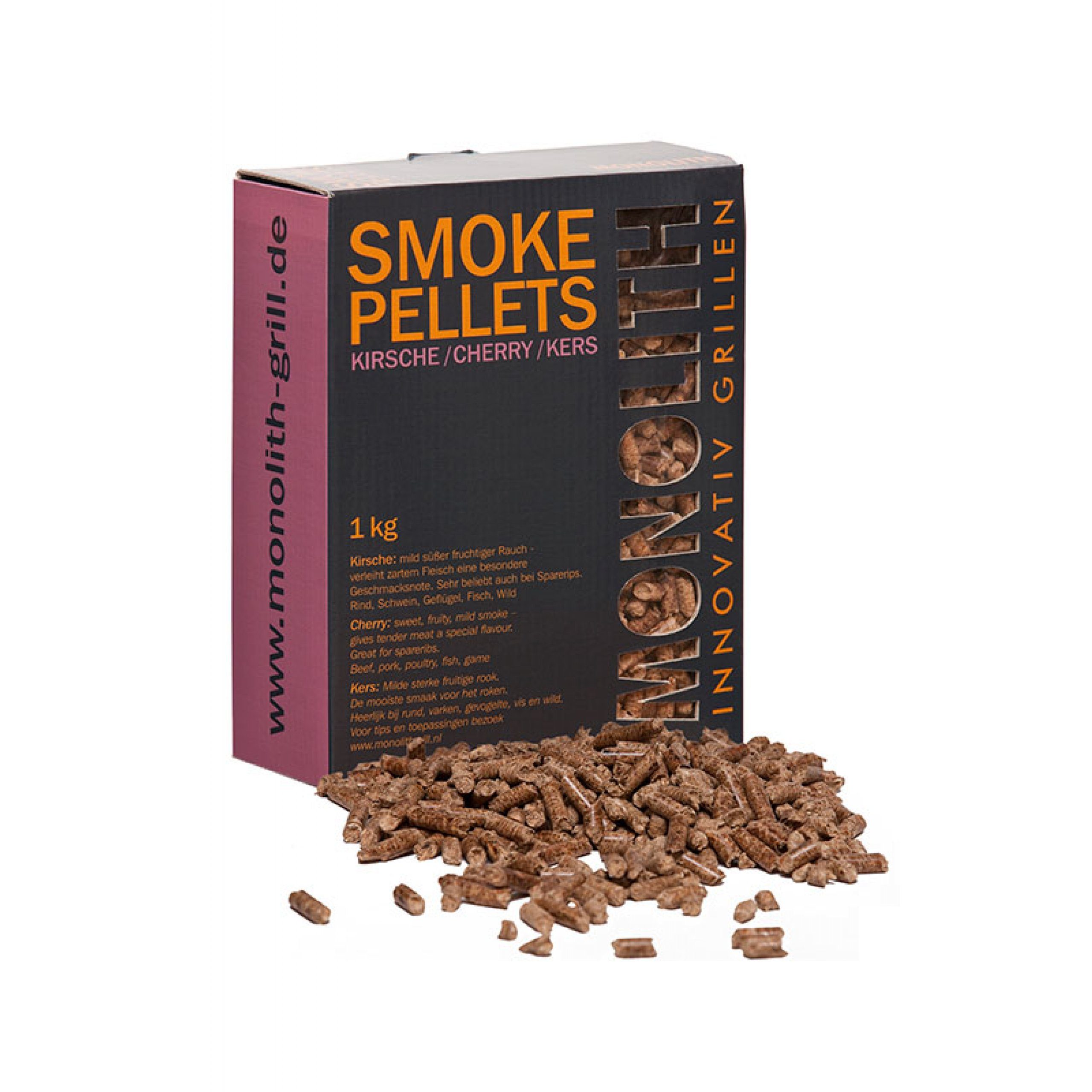 MONOLITH Keramikgrill Monolith Smoke Pellets Grillpellets Räucherpellets Kirsche (Cherry)