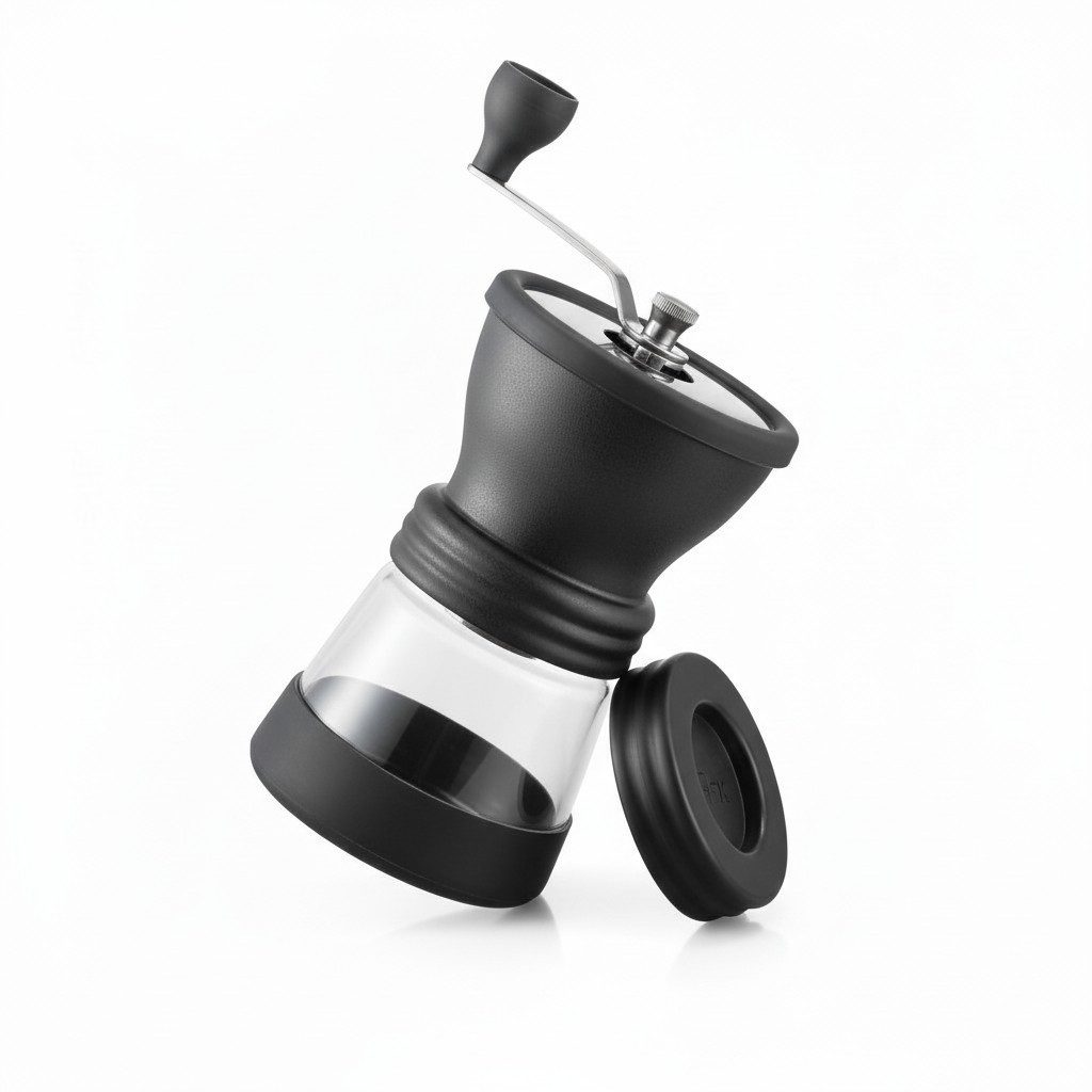Hario Kaffeemühle HARIO Skerton N Keramik Kaffeemühle – mit 100 g Frischhaltedose