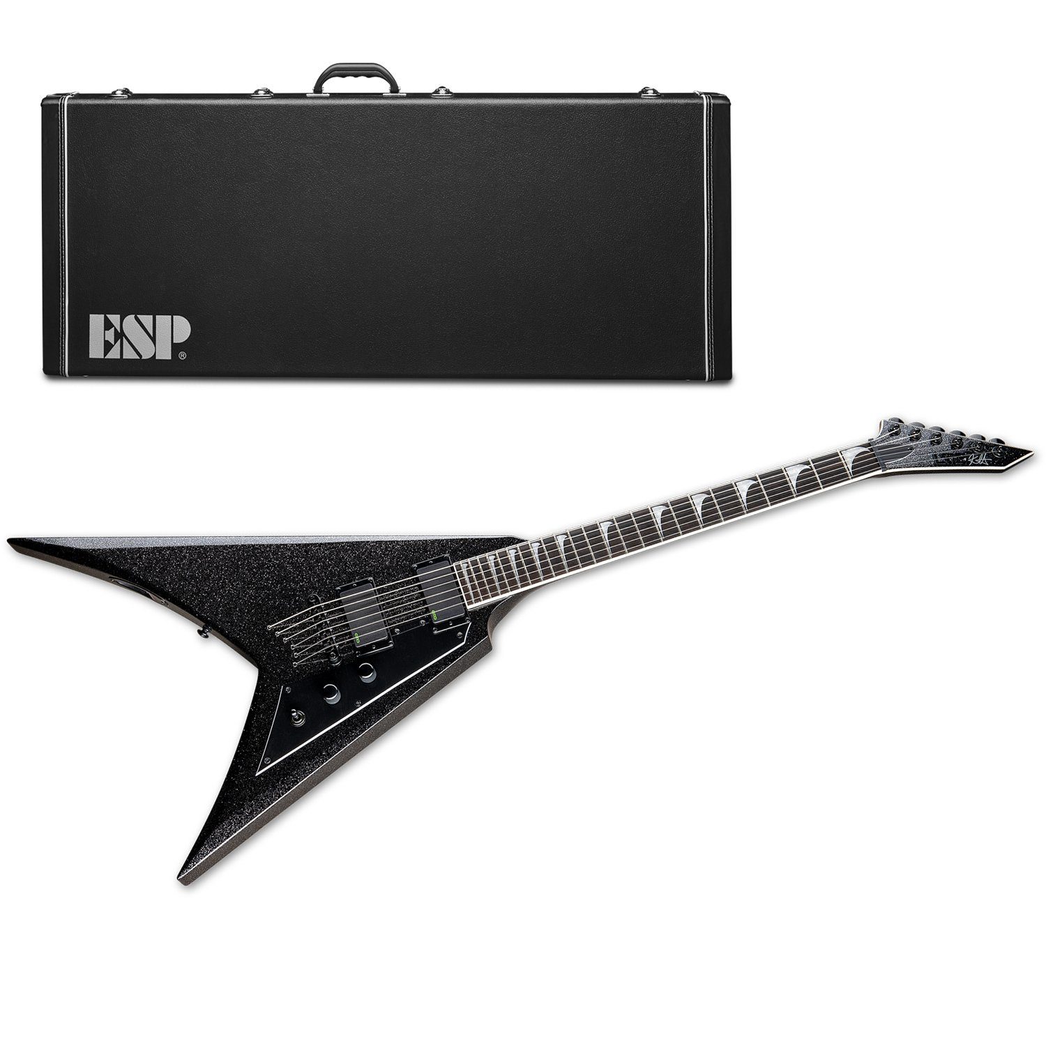 E-Gitarre ESP LTD KH-V BSP Kirk Hammett Signature E-Gitarre