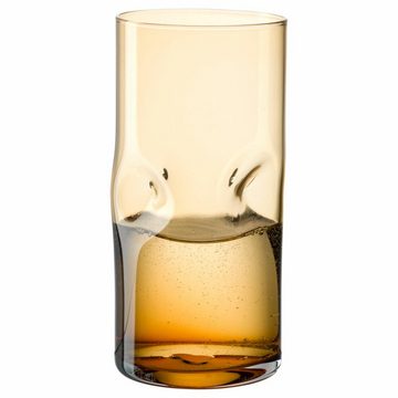 LEONARDO Glas Vesuvio, Amber, 330 ml, Kalk-Natron-Glas