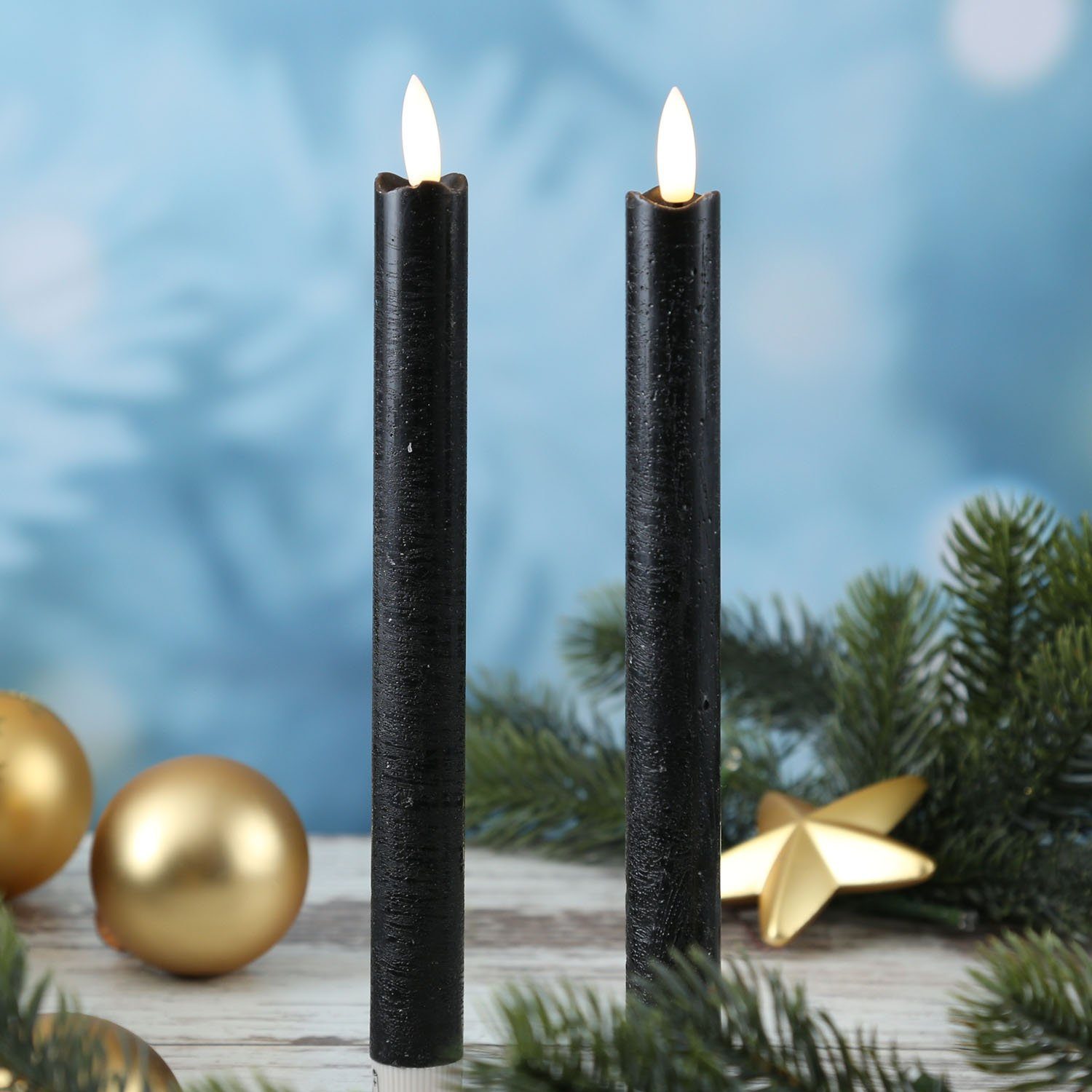 MARELIDA LED-Kerze LED Stabkerzen Dinner Tafelkerzen günstig online kaufen