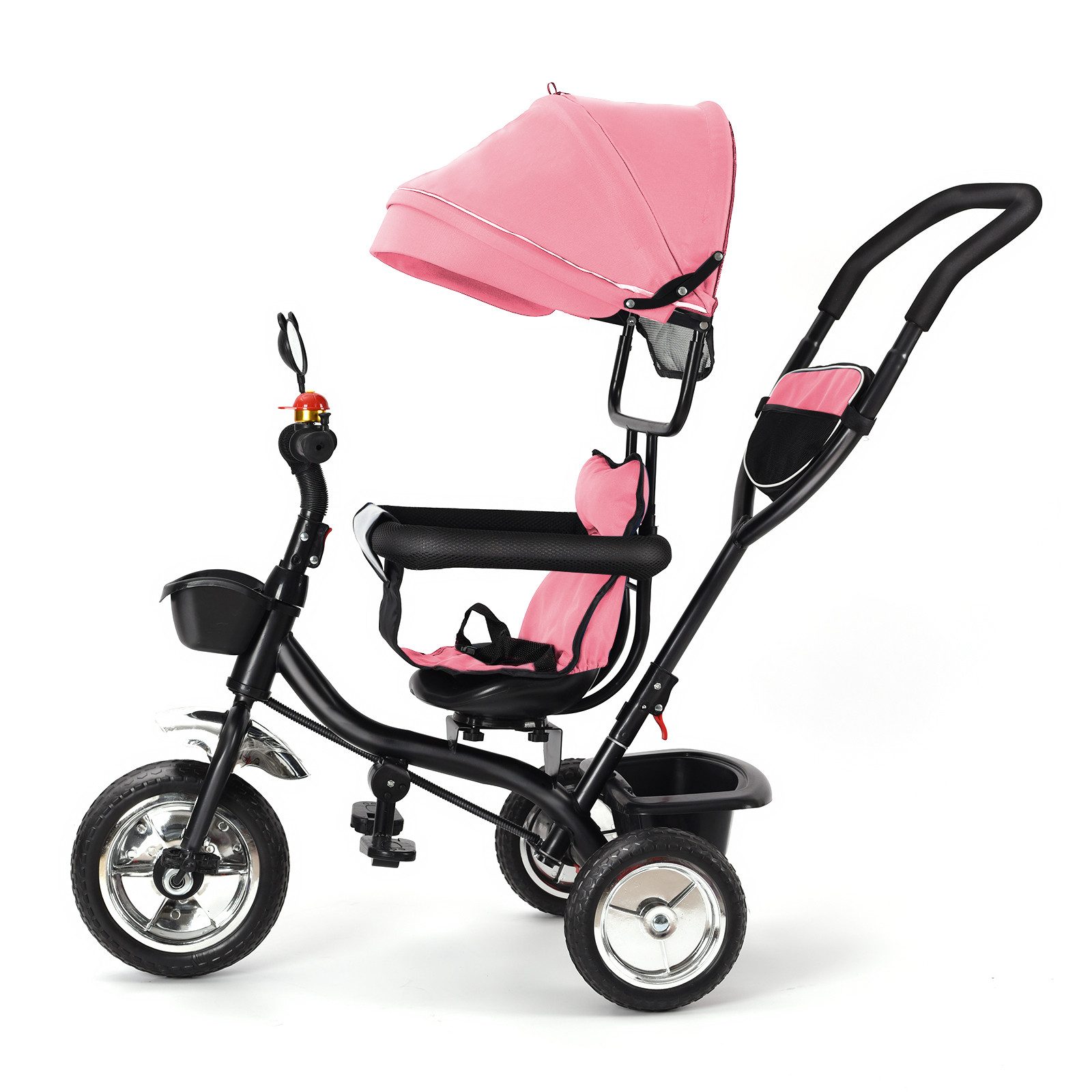 JEOBEST Dreirad 5 in1 Kinder Lenkstange Fahrrad Baby Kinderwagen, Kinderdre günstig online kaufen