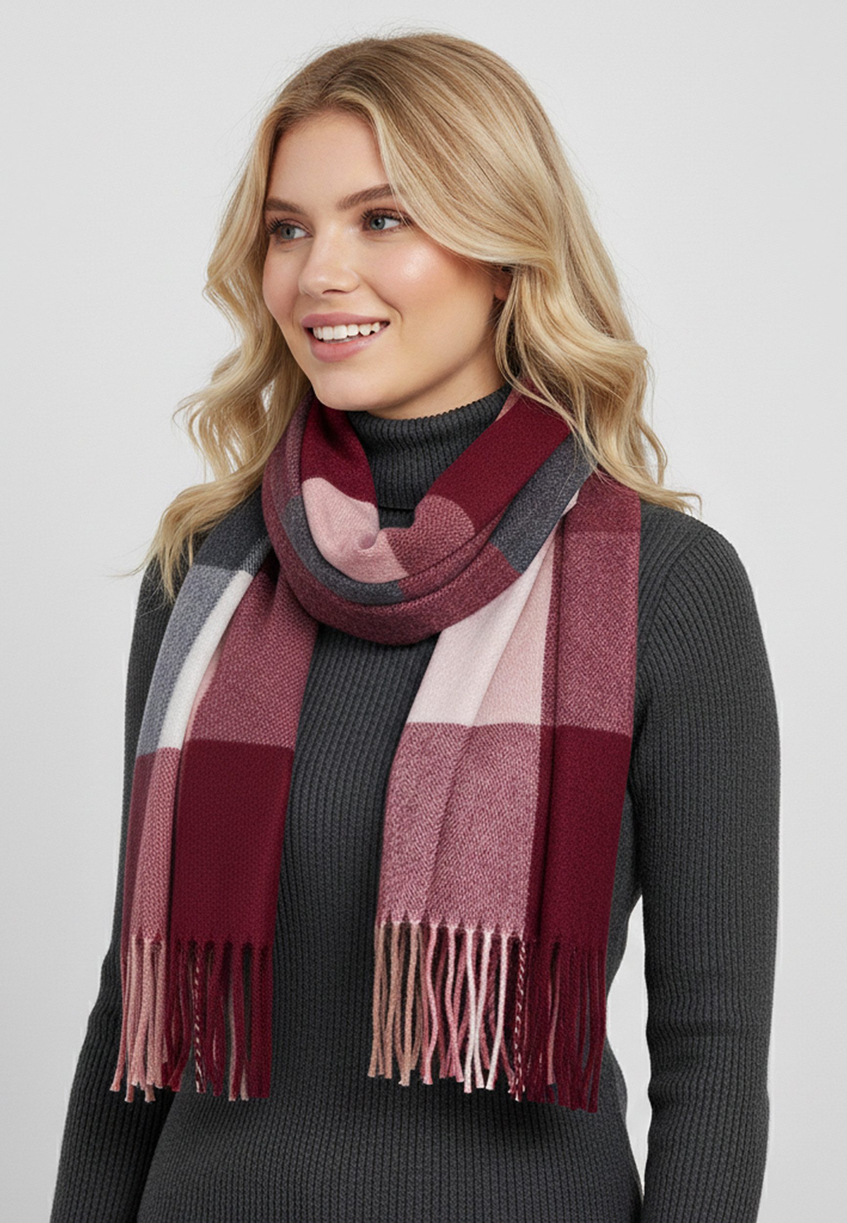 Faera Modeschal Eleganter Schal mit Muster - Leichter Stoff - Herbstmode, ( günstig online kaufen