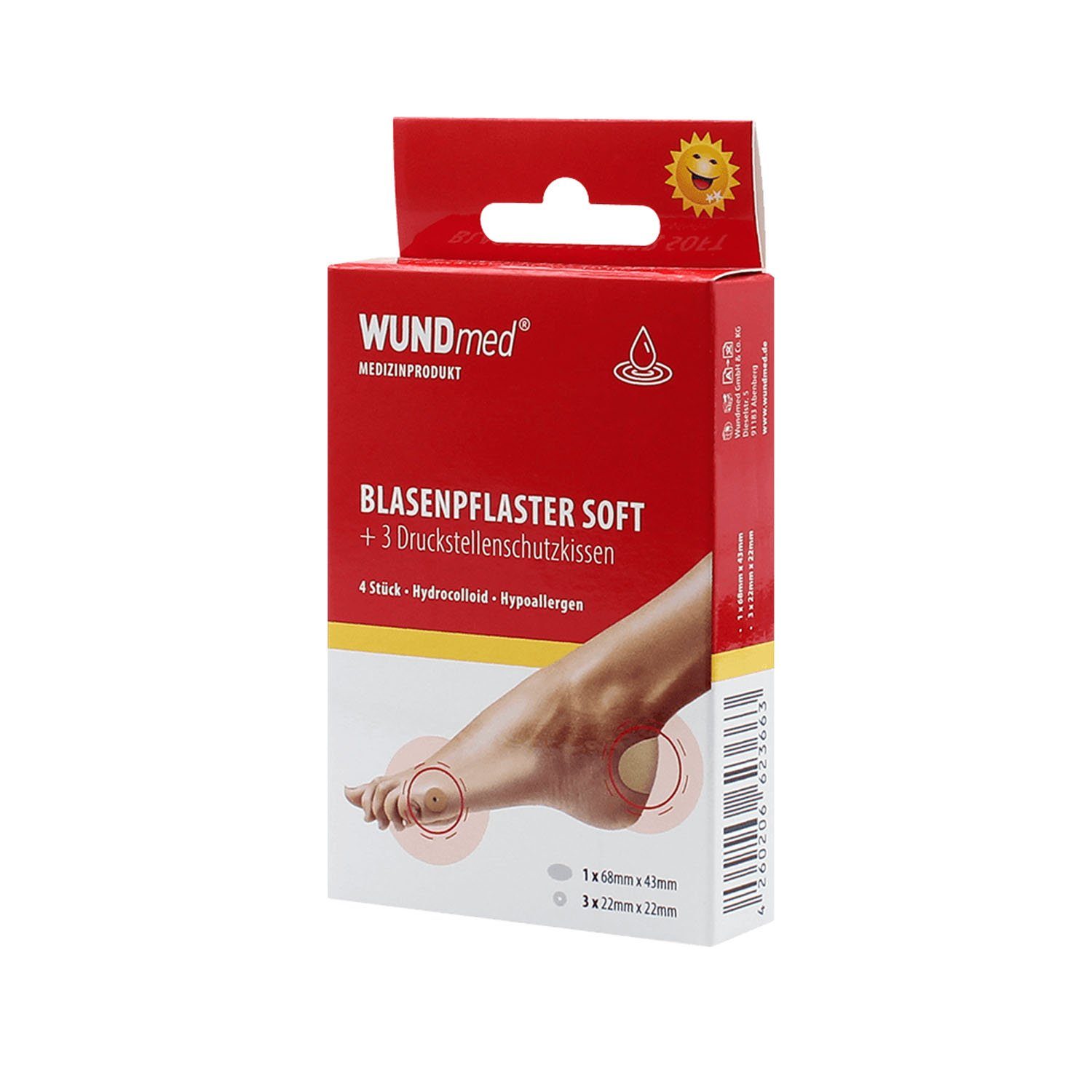 Wundmed Blasenpflaster Blasenpflaster + Druckstellenschutzk.