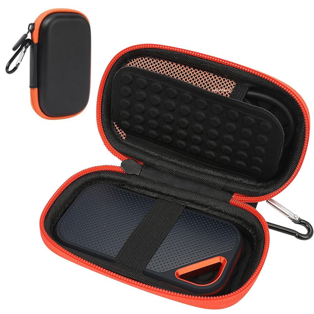 TUWENA Taschenorganizer Tasche Hülle für SanDisk Extreme PRO Portable SSD Externe Festplatte, Für SanDisk Extreme PRO/SanDisk Extreme Portable SSD Festplatte