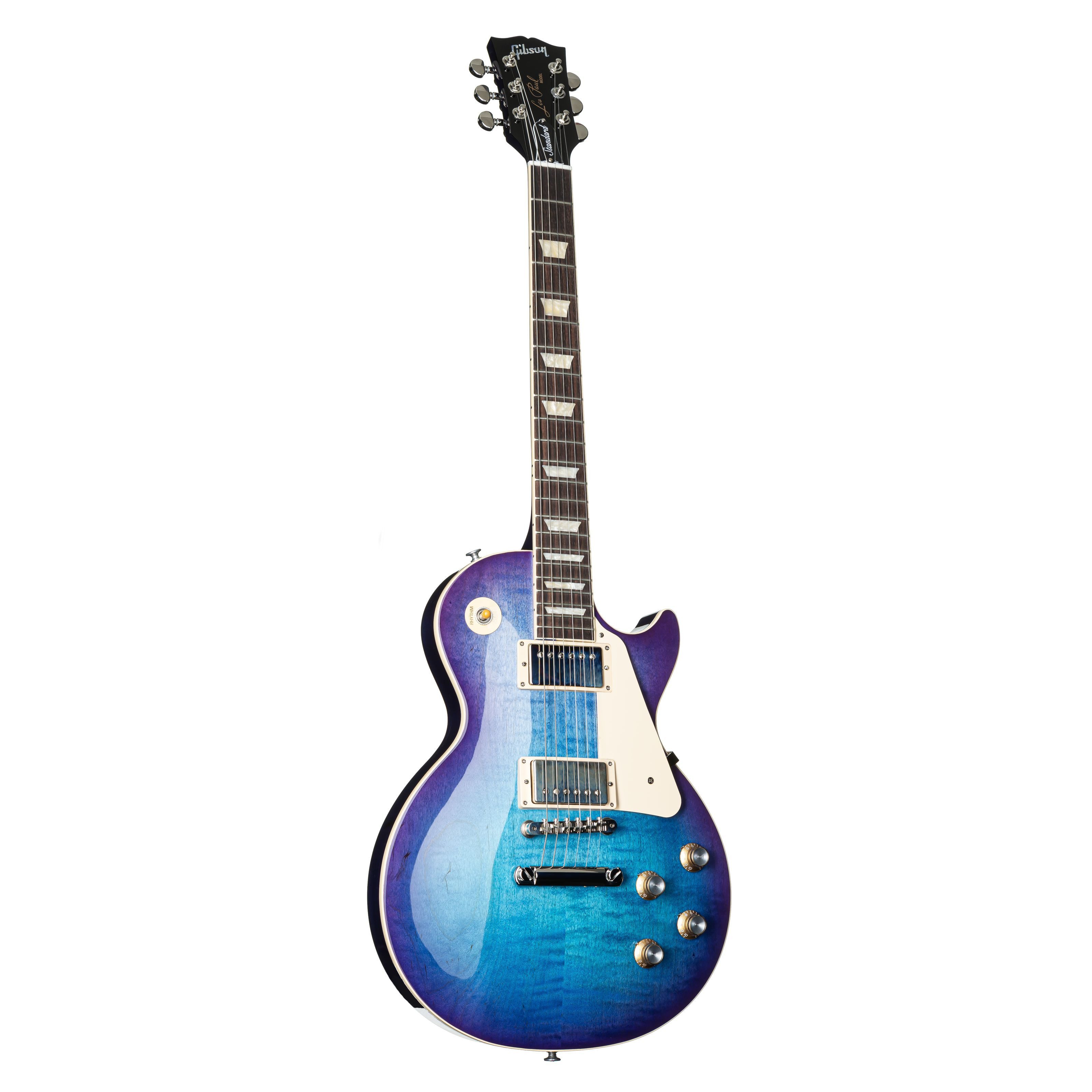 Gibson E-Gitarre, E-Gitarren, Single Cut Modelle, Les Paul Standard '60s Blueberry Burst - Single Cut E-Gitarre