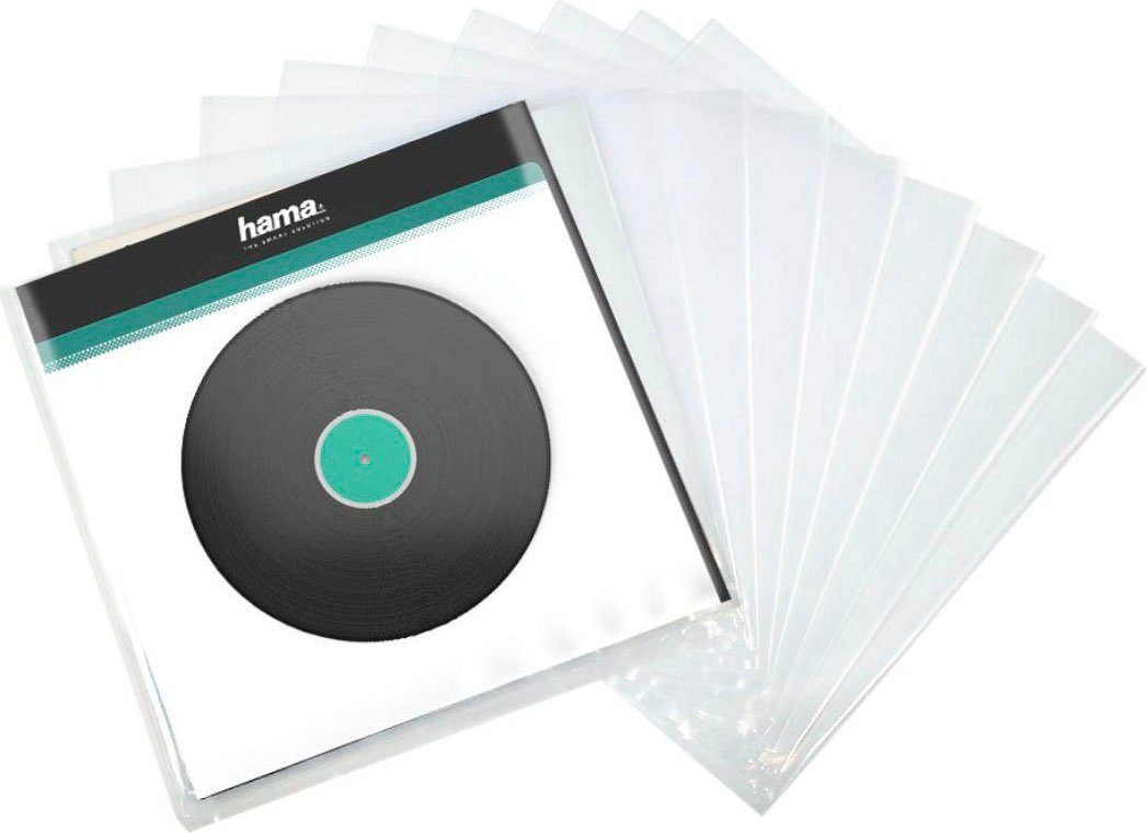 Hama LP-Schutzhülle Schallplatten-Außenhüllen, 10er Pack LP-Schutzhülle, Vinyl Cover