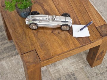 möbelando Couchtisch Couchtisch Massiv-Holz Sheesham 60 cm breit Wohnzimmer-Tisch Design, 60 x 40 x 60 cm (B/H/L)