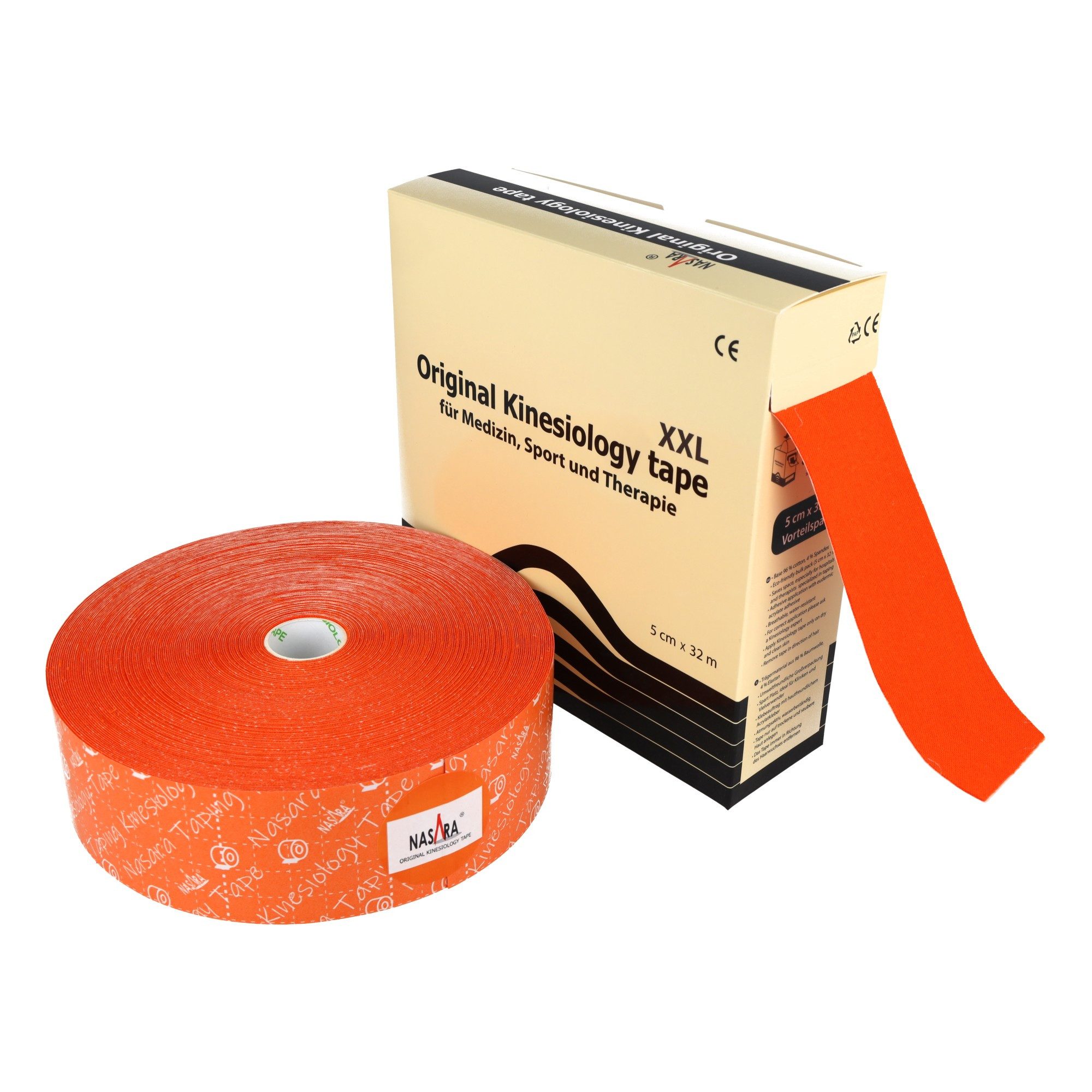 NASARA Kinesiologie-Tape 5cm x 32m in 10 Farben