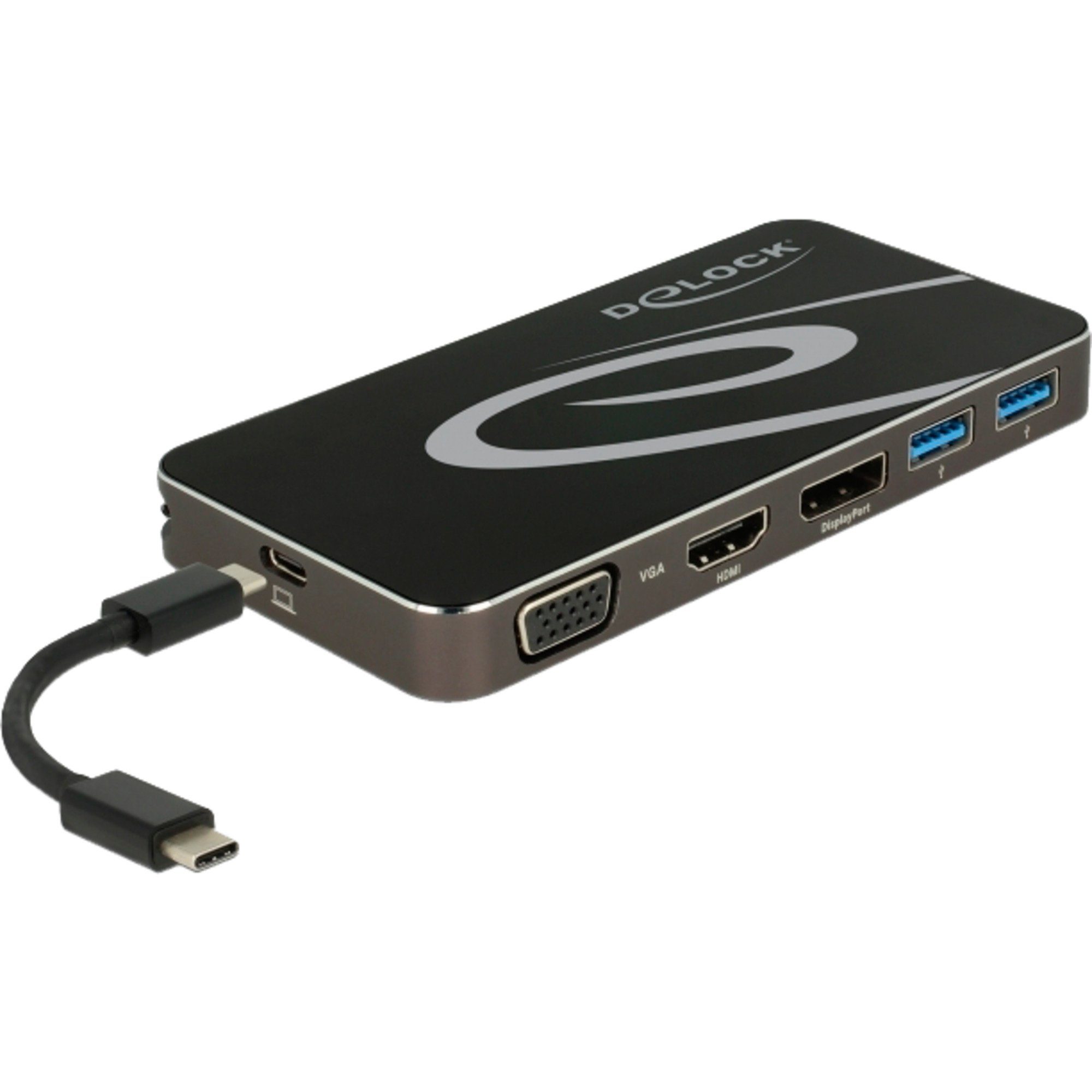 Laptop-Dockingstation DeLOCK USB Type-C 3.2 Dockingstation, (4K HDMI +