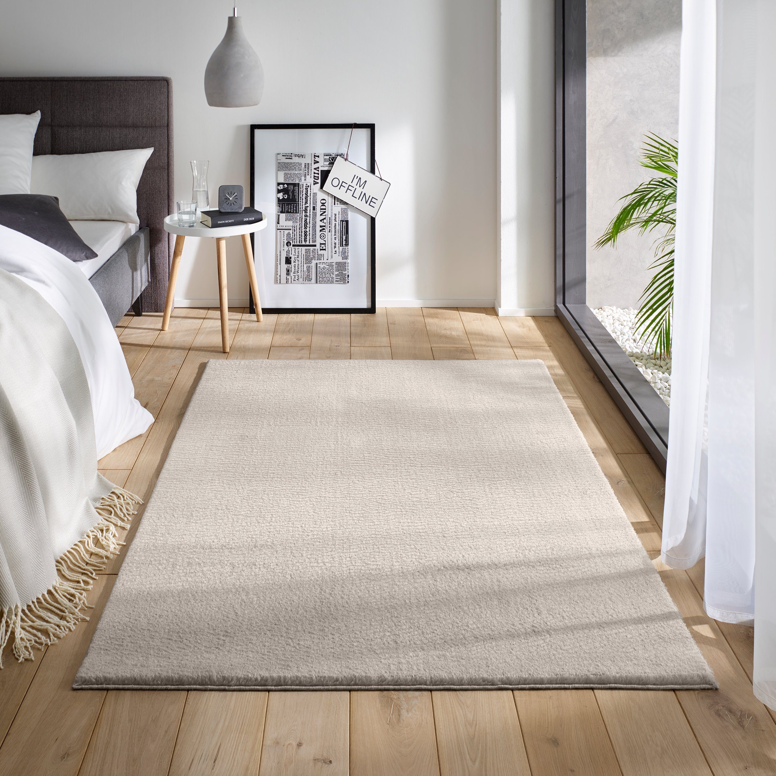TaCa Home Teppich Waschbarer Kurzflor-Teppich, rechteckig, günstig online kaufen