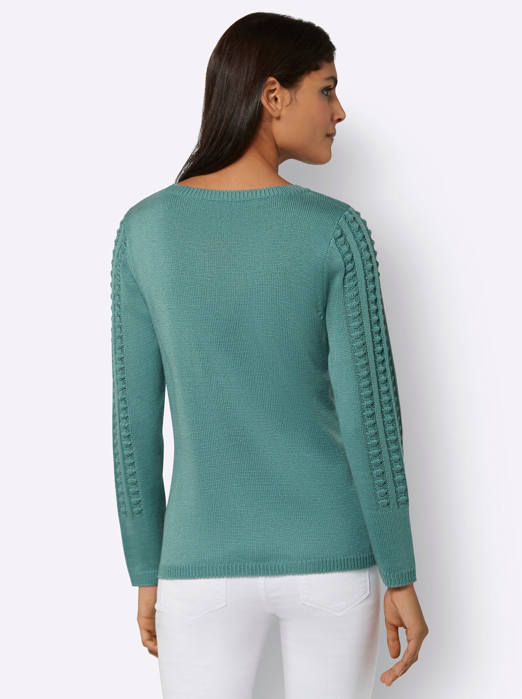 Sieh an! Strickpullover salbei