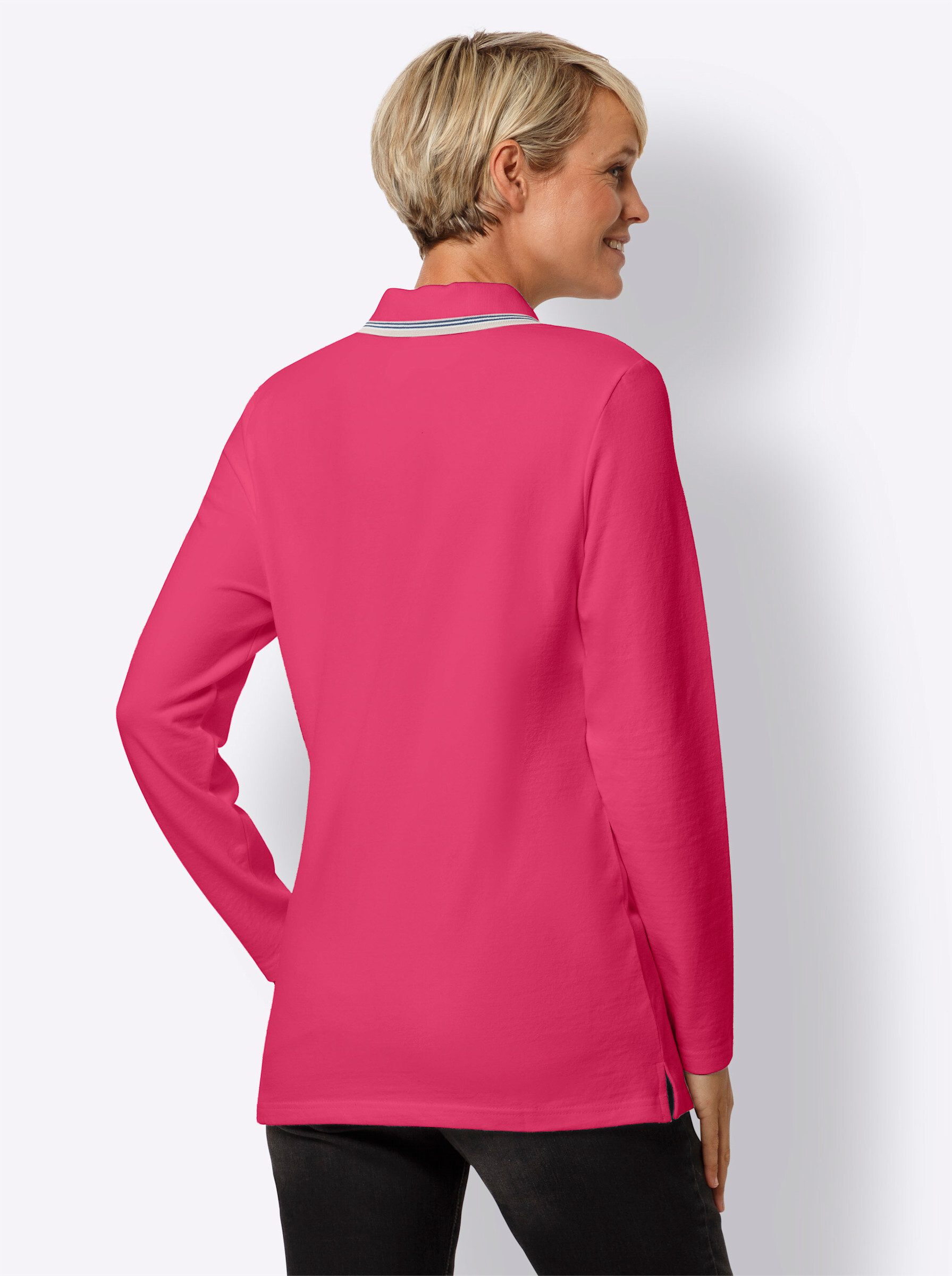 Sieh an! T-Shirt Langarm-Poloshirt günstig online kaufen