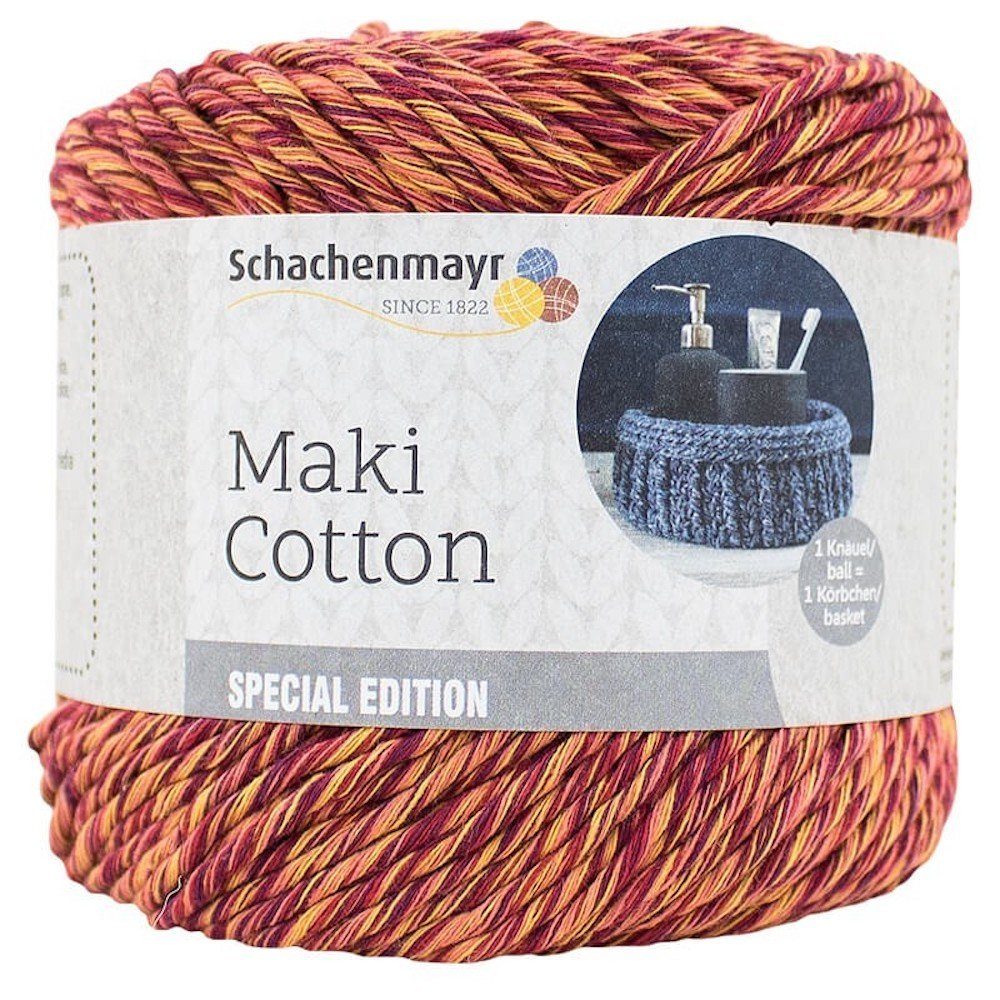 Cotton, 00083 - 150g/135m sunset mouliné Dekofigur Schachenmayr Maki Baumwollgarn