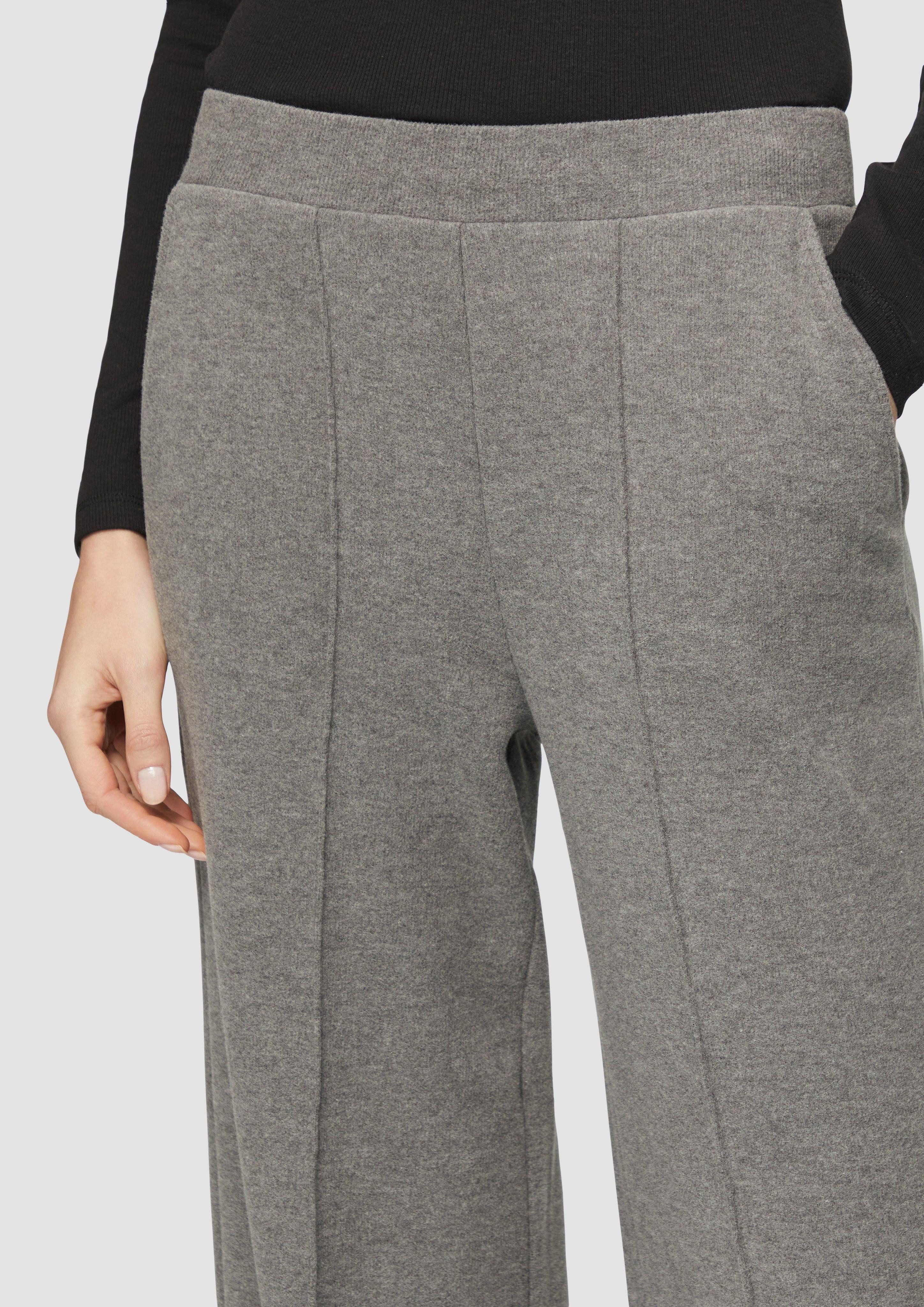 s.Oliver Stoffhose Weiche Wide Leg-Hose aus günstig online kaufen