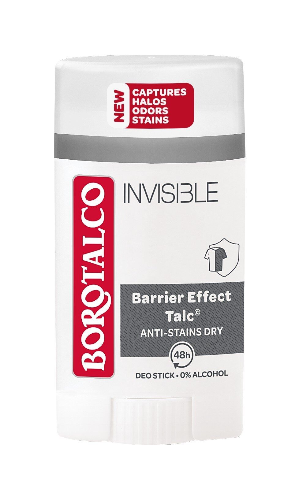 Borotalco Deo-Stift Borotalco Invisible Deodorant 40 milliliters