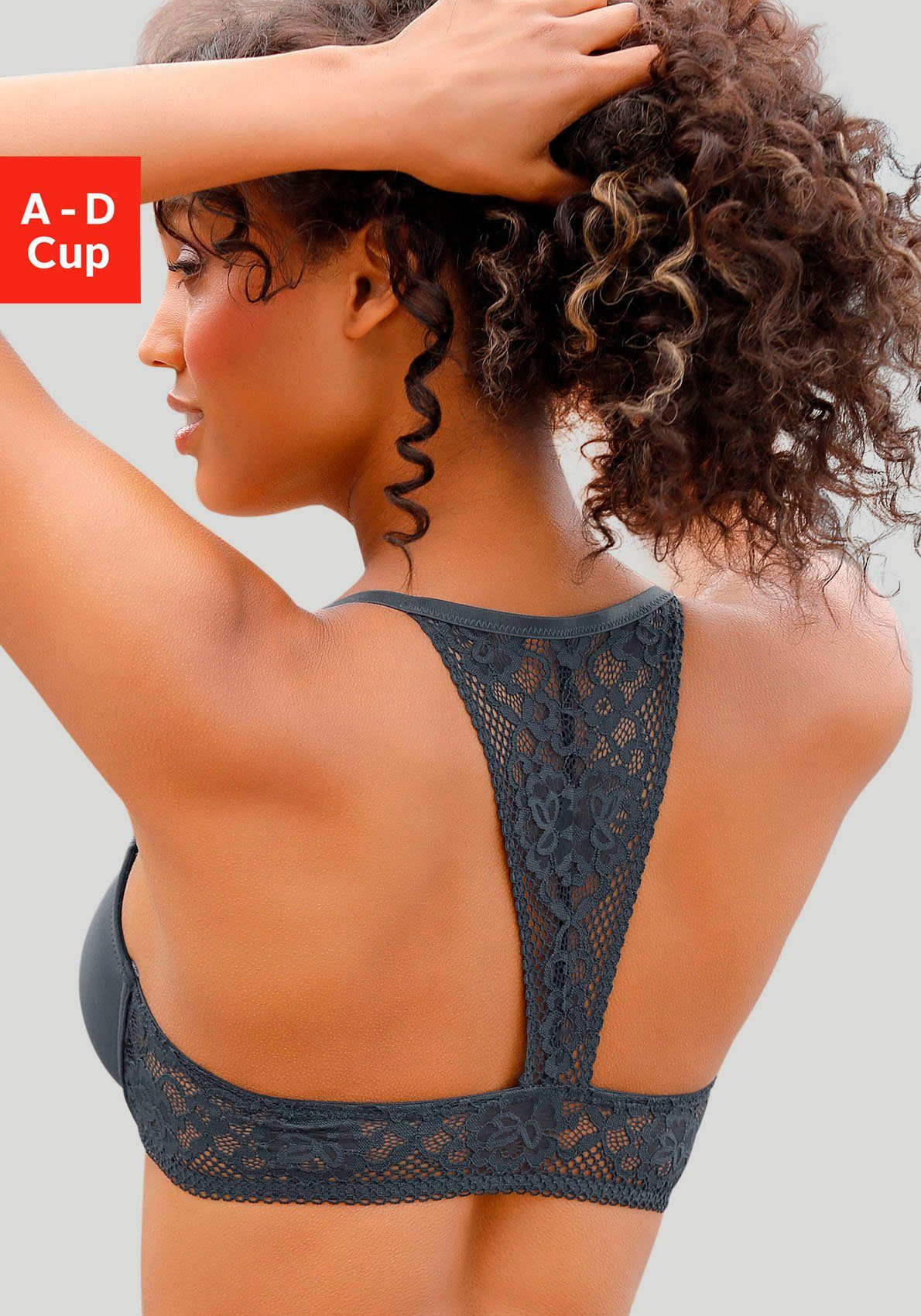 s.Oliver "Lisette" mit Vorderverschluß und schönem Spitzenrücken, Dessous günstig online kaufen