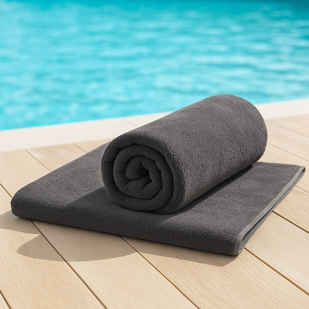 Betz Badetücher 3 Stück Badetuch Set XXL DRESDEN Saunatücher Strandtuch 100x180cm, 100% Baumwolle (Set, 3-St), Farbe dunkelgrau