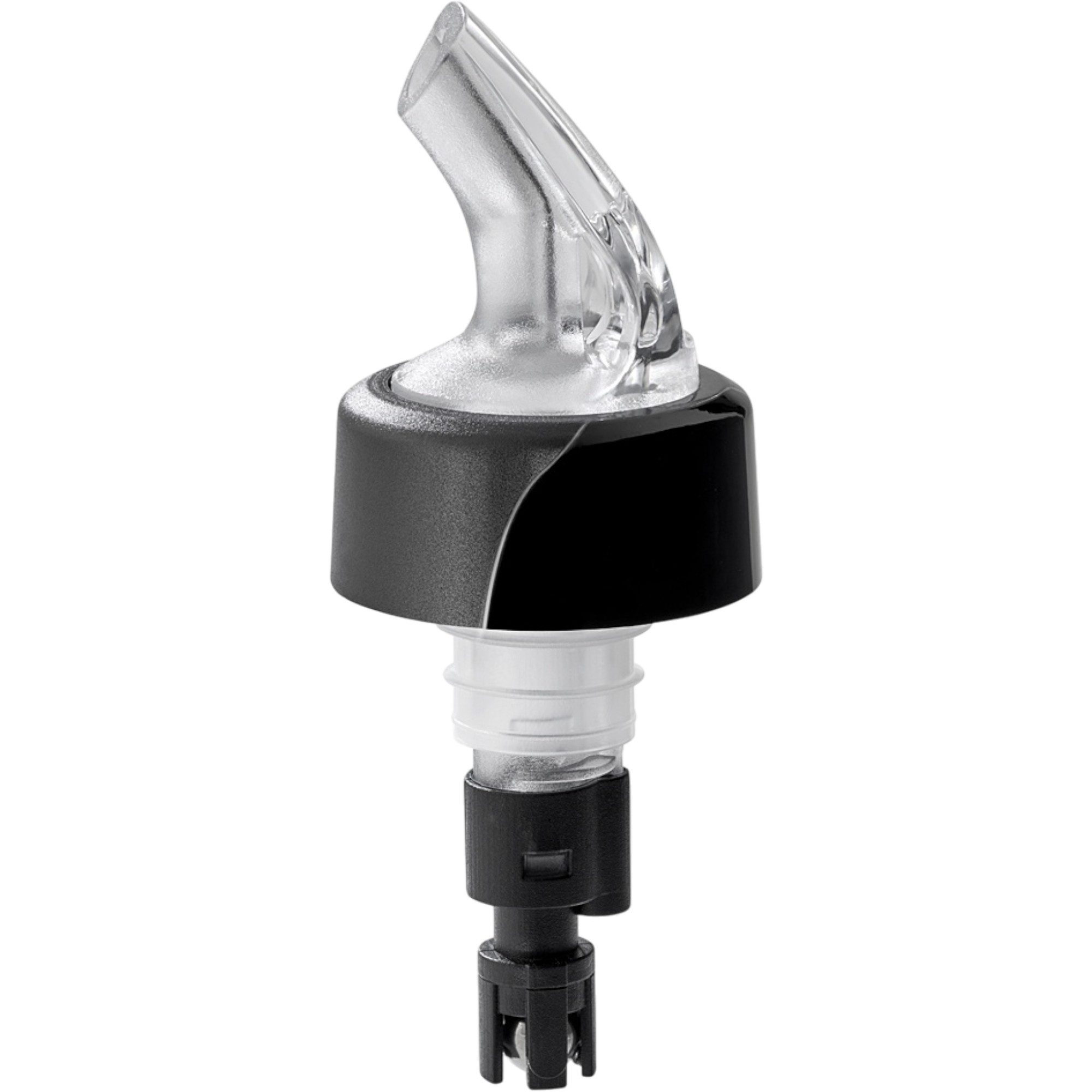 Fuchs Gastronomiebedarf Flaschenausgießer Compact® Flaschen Portionierer transparent mit Dosierung, 1-St., tiefkühlgeeignet bis -10 °C