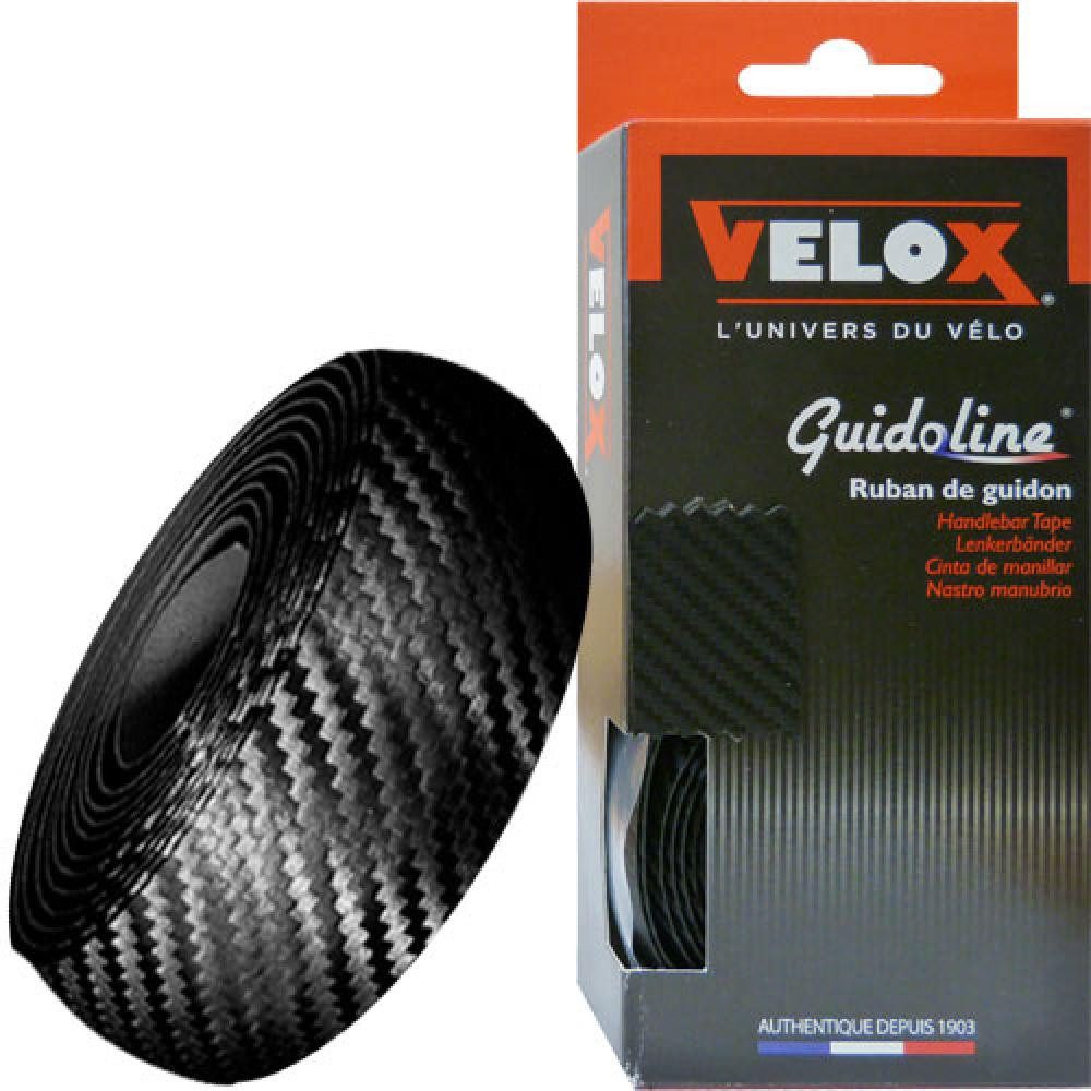 Velox Fahrradlenker Velox Lenkerband Carbon, schwarz, Polyurethan, 175 cm Länge, 30 mm Bre