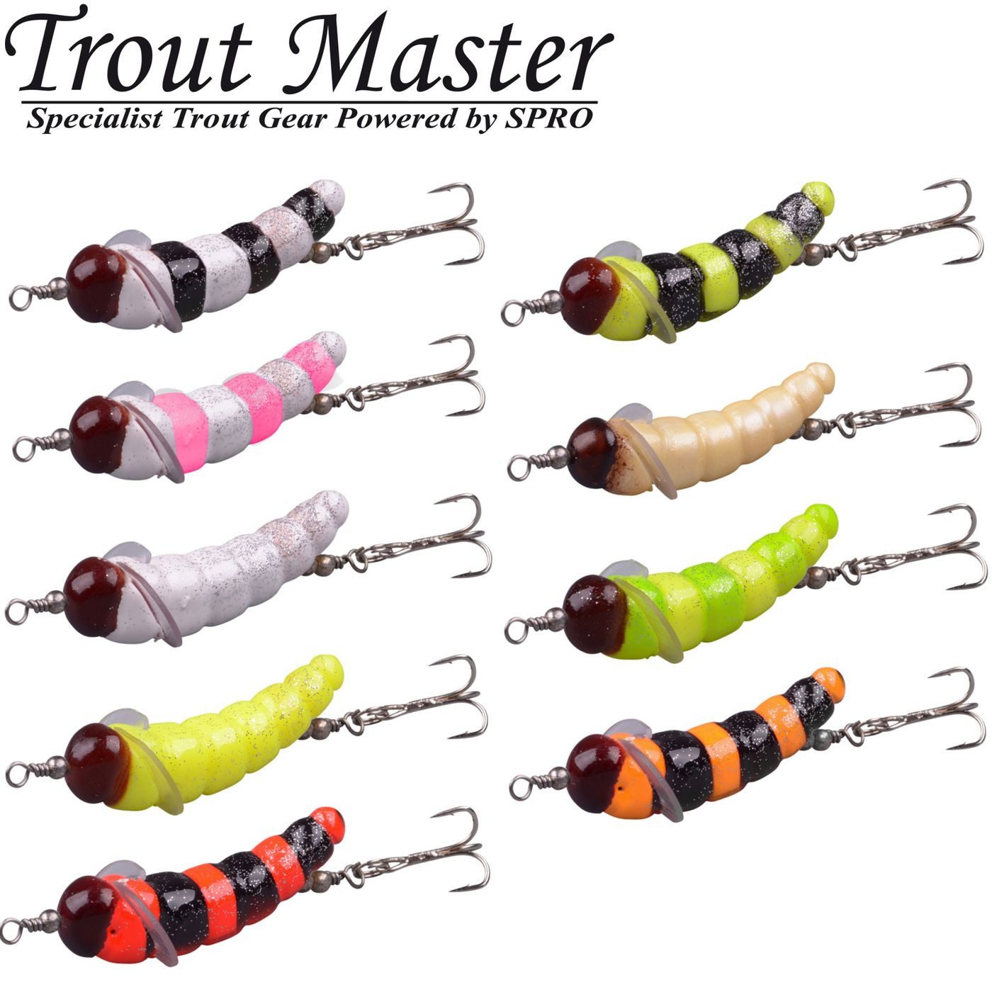 Trout Master Kunstköder Trout Master Camola 3cm 1,8g - Bienenlarven Imitation