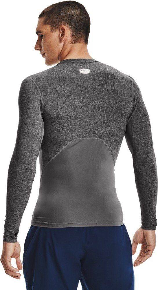 Under Armour® Longsleeve HeatGear Armour Langarm-Oberteil Carbon 090 Heather