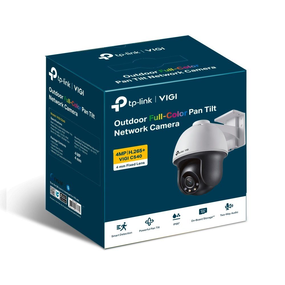 tp-link Überwachungskamera VIGI C540(4mm) 4MP Pan/Tilt IP Netzwerkkamera (Außenbereich, 1-tlg)
