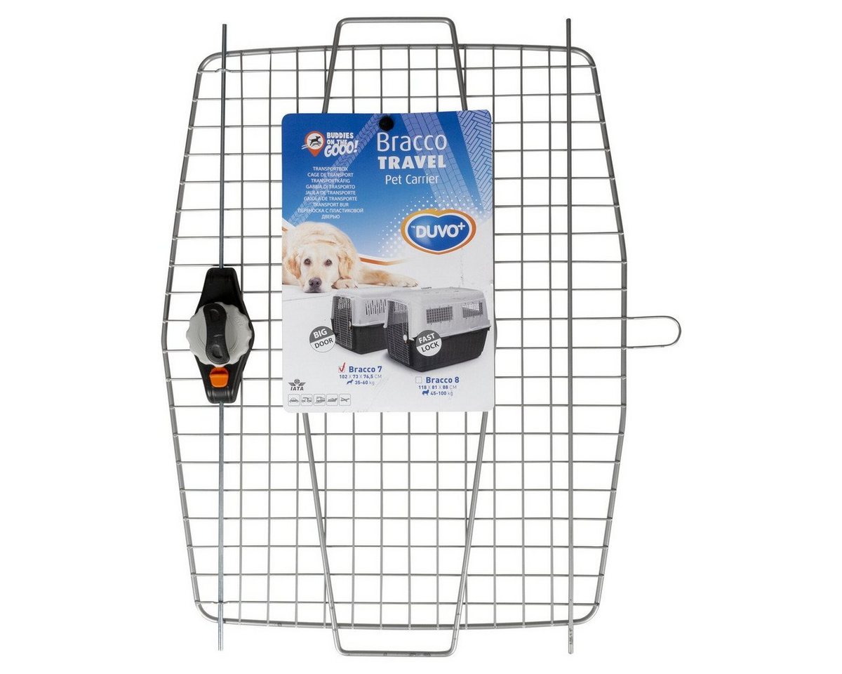 Thumbnail - DUVO+ Hunde-Transportbox Metalltür für Bracco Travel silber