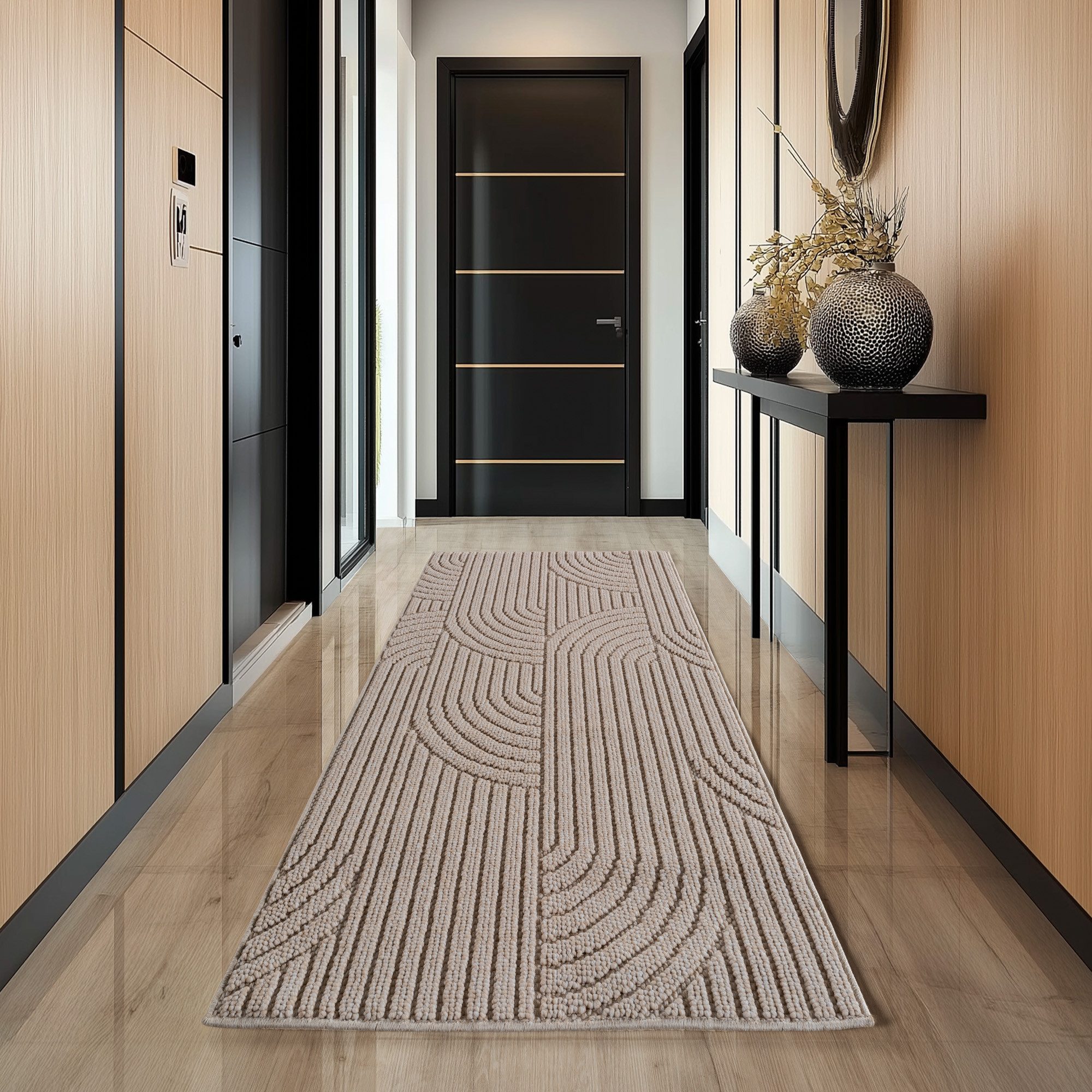 Ayyildiz Teppiche Teppich HELIX 2201, auch als Läufer und Rund erhältlich, rechteckig, Höhe: 7 mm, 3D-Effekt durch Cut-Loop-Webtechnik, Woll-Optik, Bouclé, Wohnzimmer