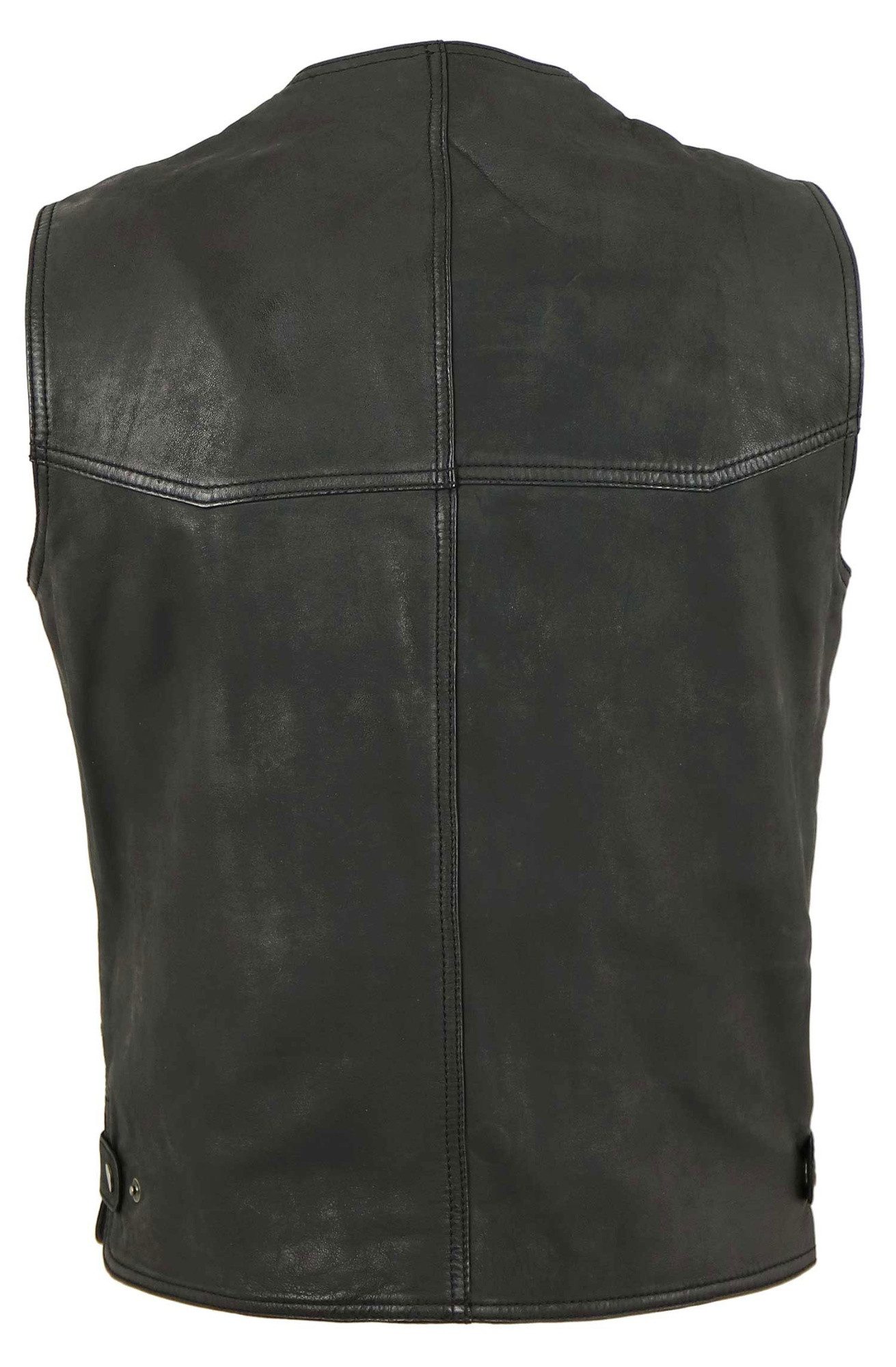 Maddox Lederweste MADDOX - Herren Lederweste Lammnubuk schwarz antik günstig online kaufen