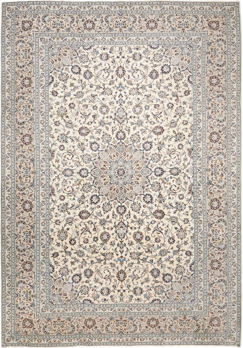 Orientteppich Keshan 250x362 Handgeknüpfter Orientteppich / Perserteppich, Nain Trading, rechteckig, Höhe: 12 mm