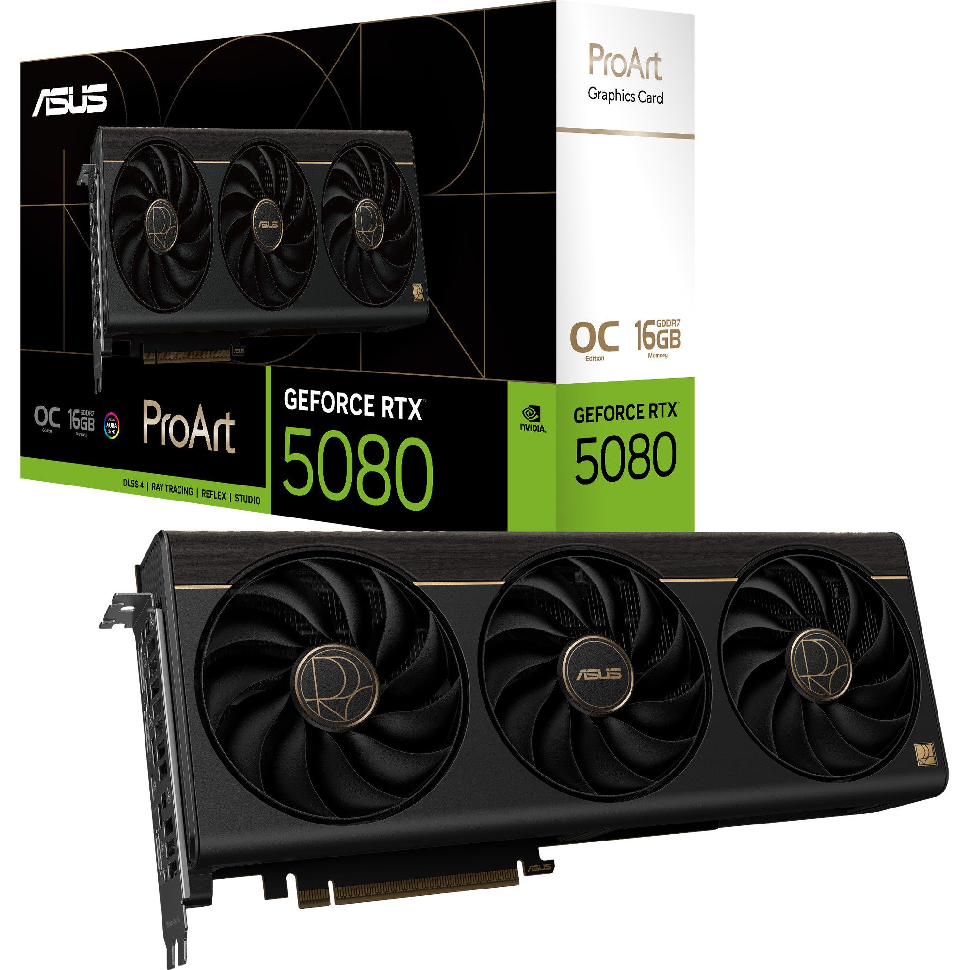 Asus ASUS GeForce RTX 5080 PROART OC, Grafikkarte, Grafikkarte (16 GB)