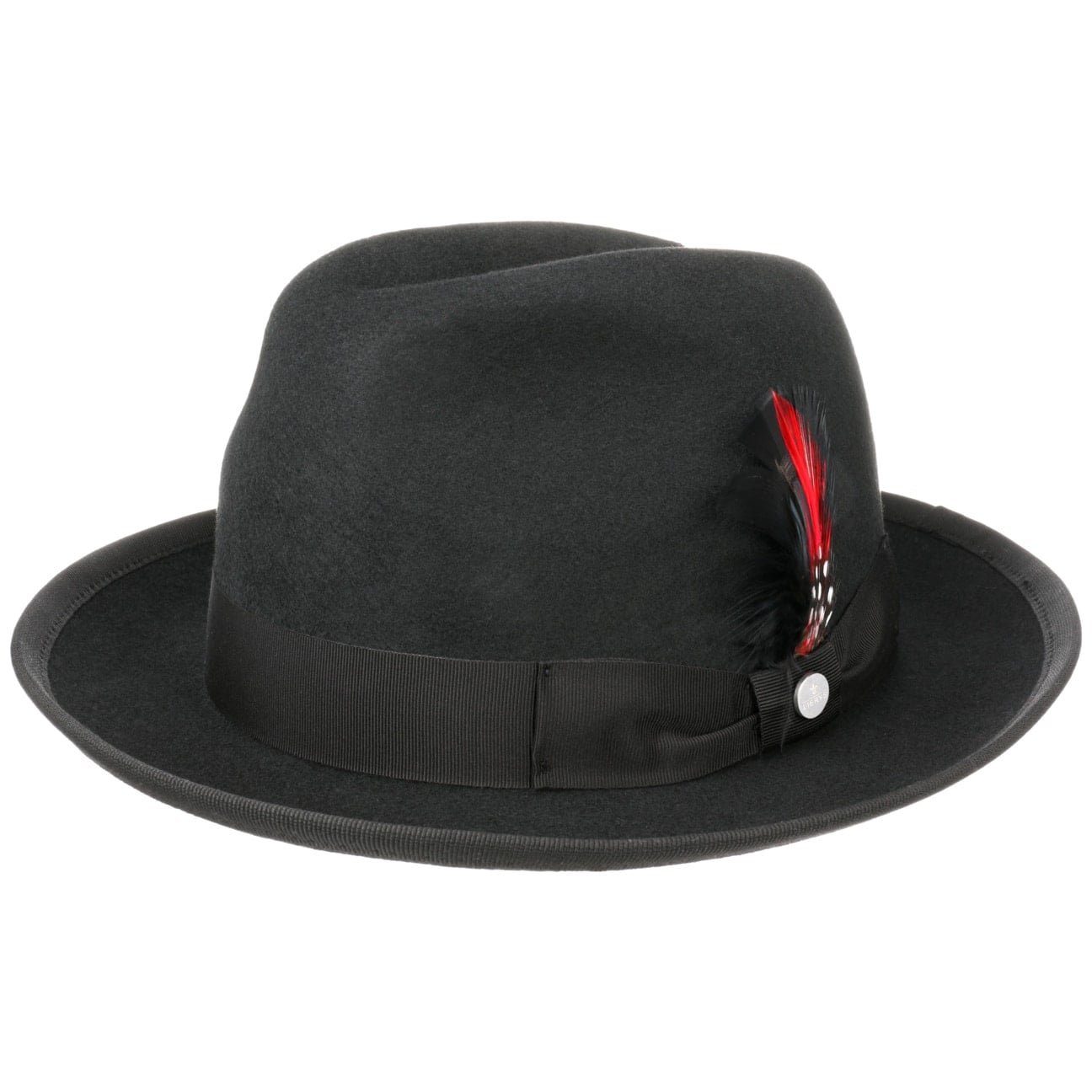 Lierys Filzhut (1-St) Fedora mit Ripsband, Made in Italy