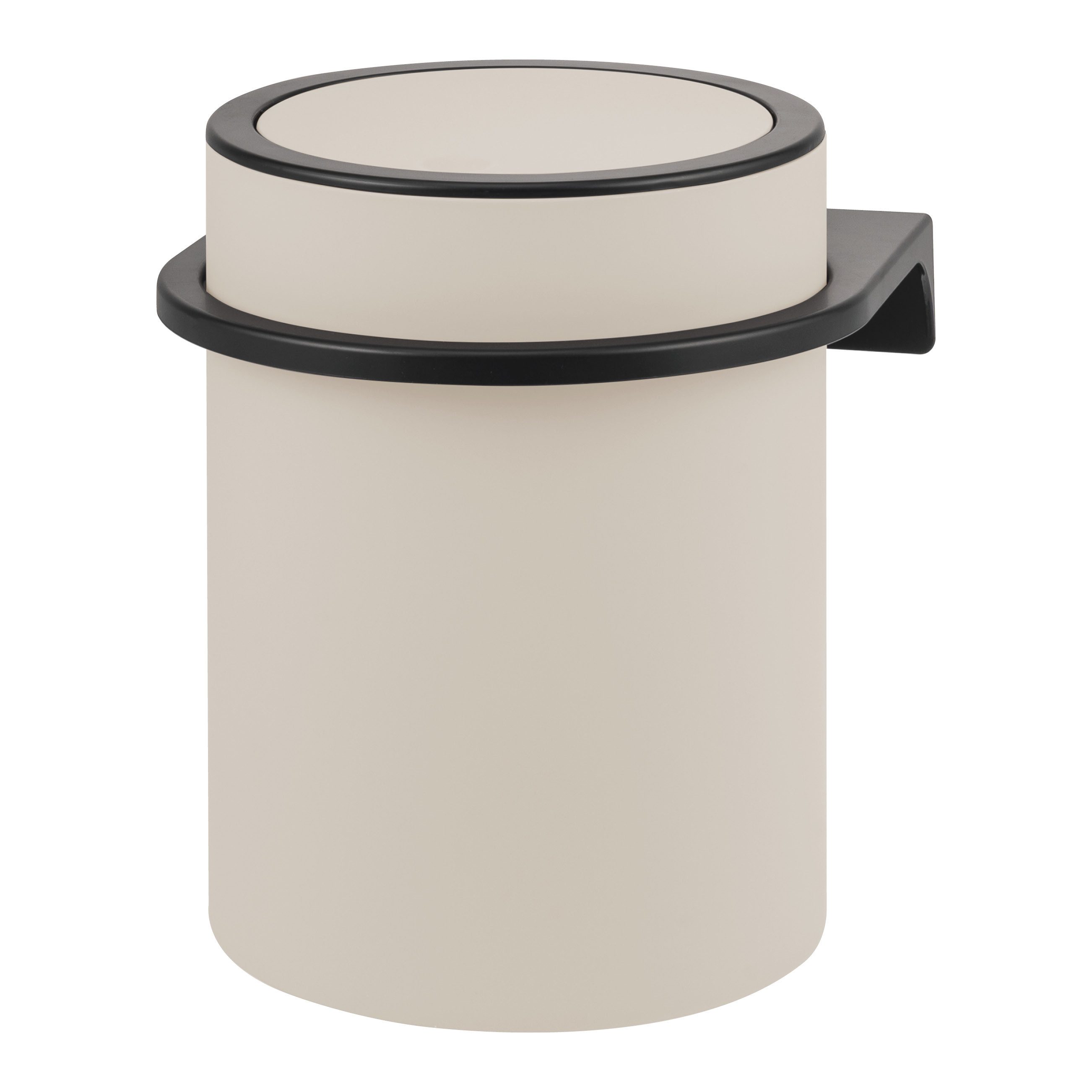 bremermann Kosmetikeimer Badeimer SAVONA inkl. Wandhalterung 5,5 Liter Kunststoff