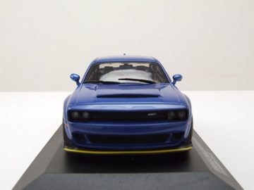 Solido Modellauto Dodge Challenger SRT Demon 2018 blau metallic Modellauto 1:43 Solido, Maßstab 1:43