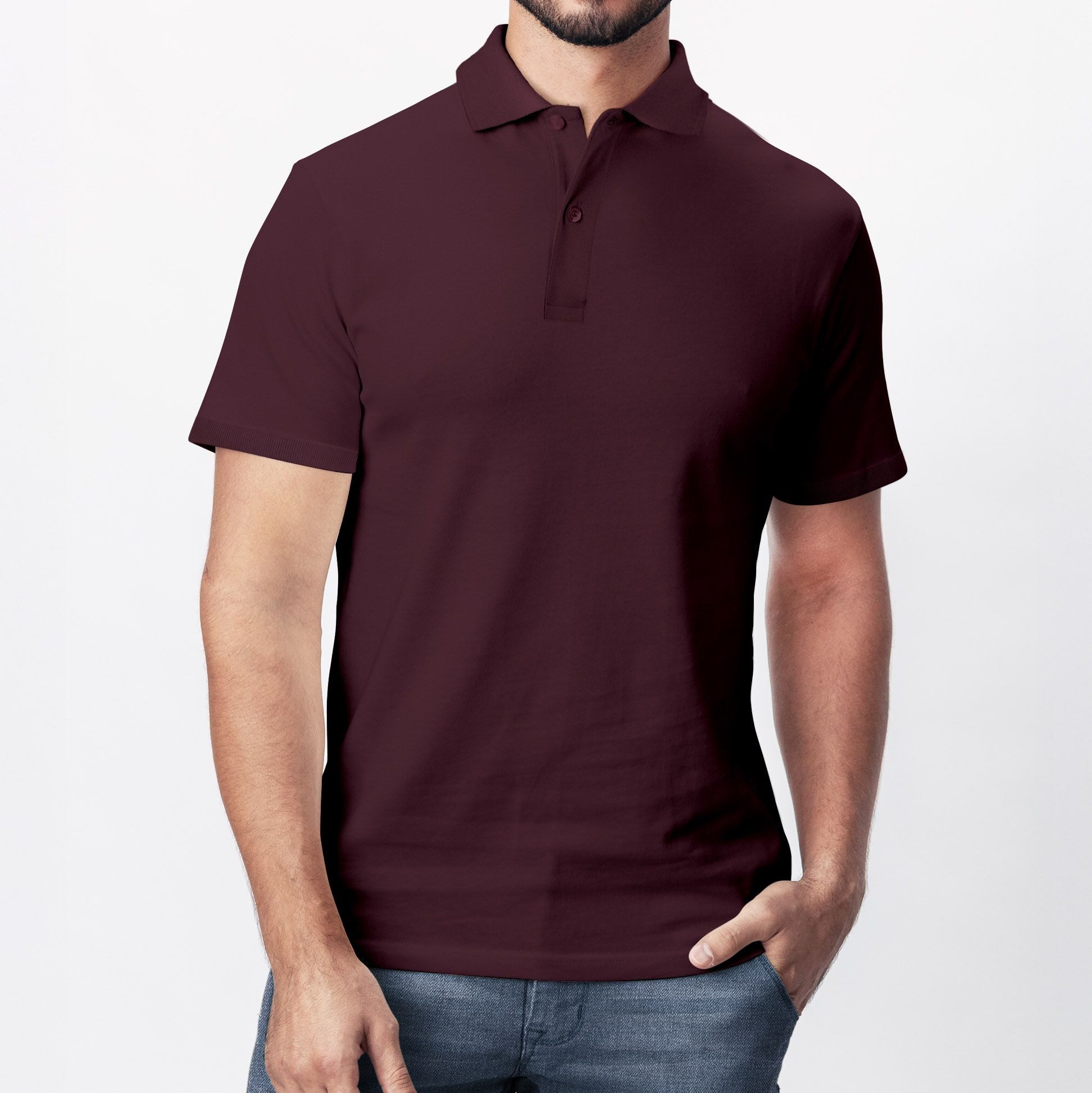 Neverless Poloshirt Herren Polo-Shirt Basicshirt mit Polokragen und Knopfleiste Baumwolle mit Print – Bild 3 von 5