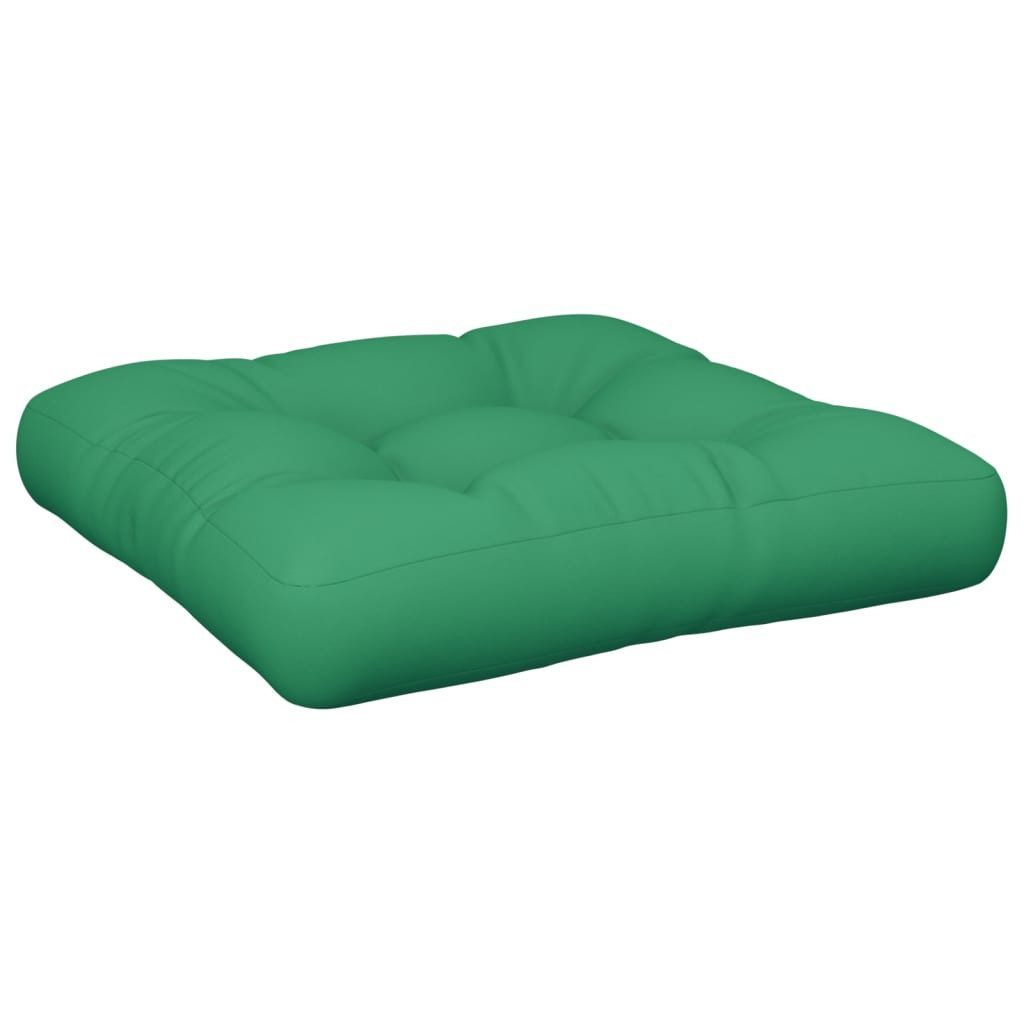 vidaXL Sitzauflage Palettenkissen Grün 50x50x12 cm günstig online kaufen