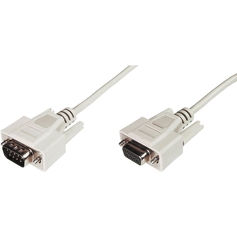 Digitus Seriell Verlängerungskabel [1x D-SUB-Stecker 9pol. - 1x D-SUB- Konverterkabel