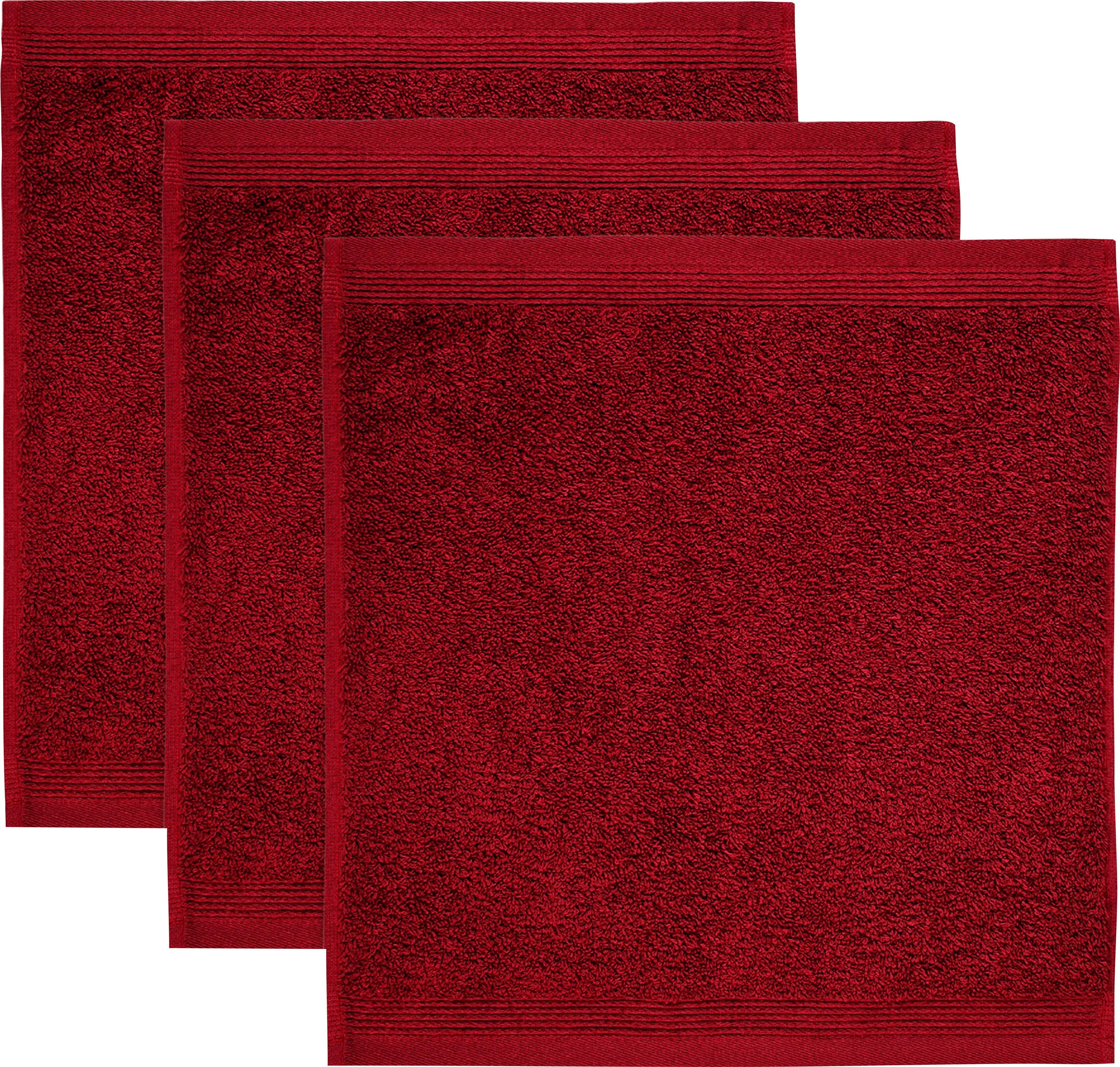 Möve Seiftuch Superwuschel, (Set, 3-St), Seiftuch Set mit Bordüre, 100% Premium Cotton Baumwolle, weich