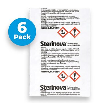 JB White Pool-Filterkartusche JB White 6x Puritabs Sterinova Chlortabletten Wasserrudergerät, Zubehör für Trinkwasseraufbereitung, 6x Wasser Rudergerät Tabletten gegen Algen, extra konzentriert, Chlort