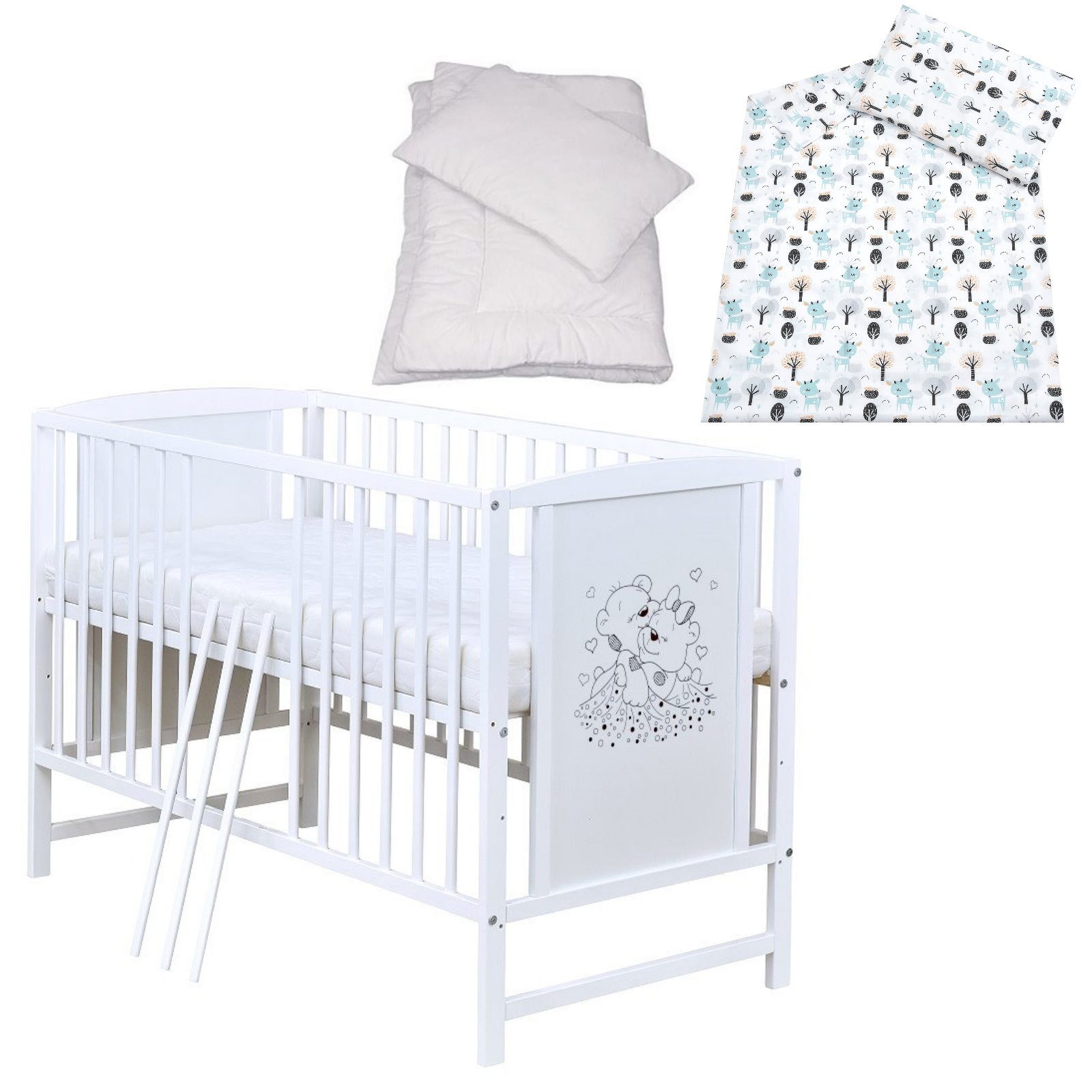 Baby-Delux Komplettbett Babybett Mia Komplettset, 7-tlg., günstig online kaufen