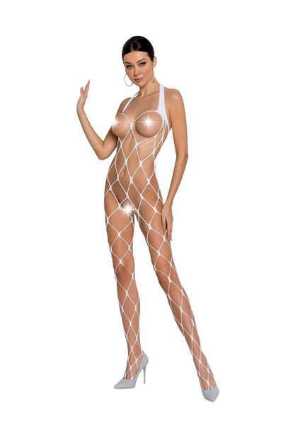 Passion Bodystocking-Ouvert in weiß - S-L