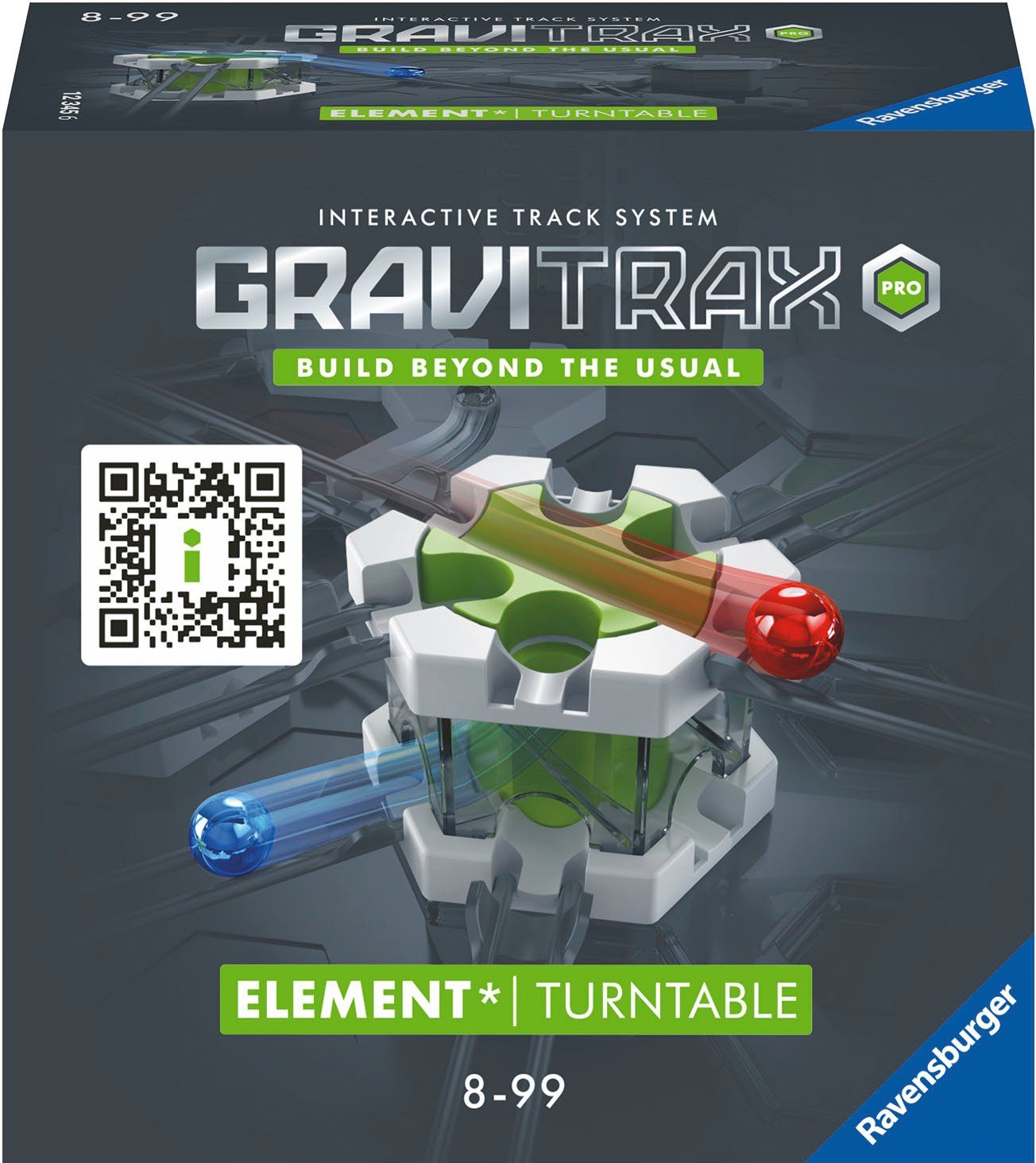 Ravensburger Kugelbahn-Bausatz GraviTrax PRO Element Turntable, Made in Europe