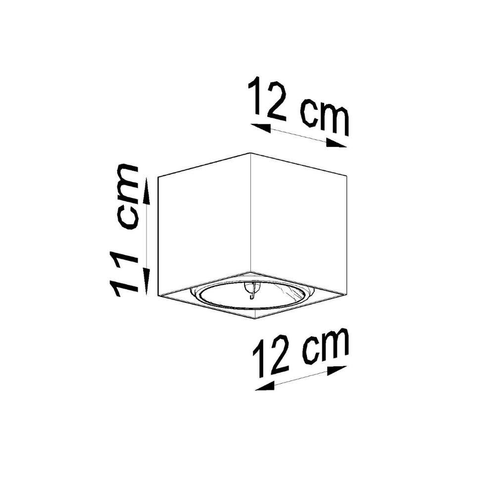 Deckenleuchte, famlights Leuchtmittel Deckenleuchte Deckenlicht Bea GU10, Deckenbeleuchtung, Schwarz Nein, warmweiss, in keine enthalten: Deckenlampe, Angabe,