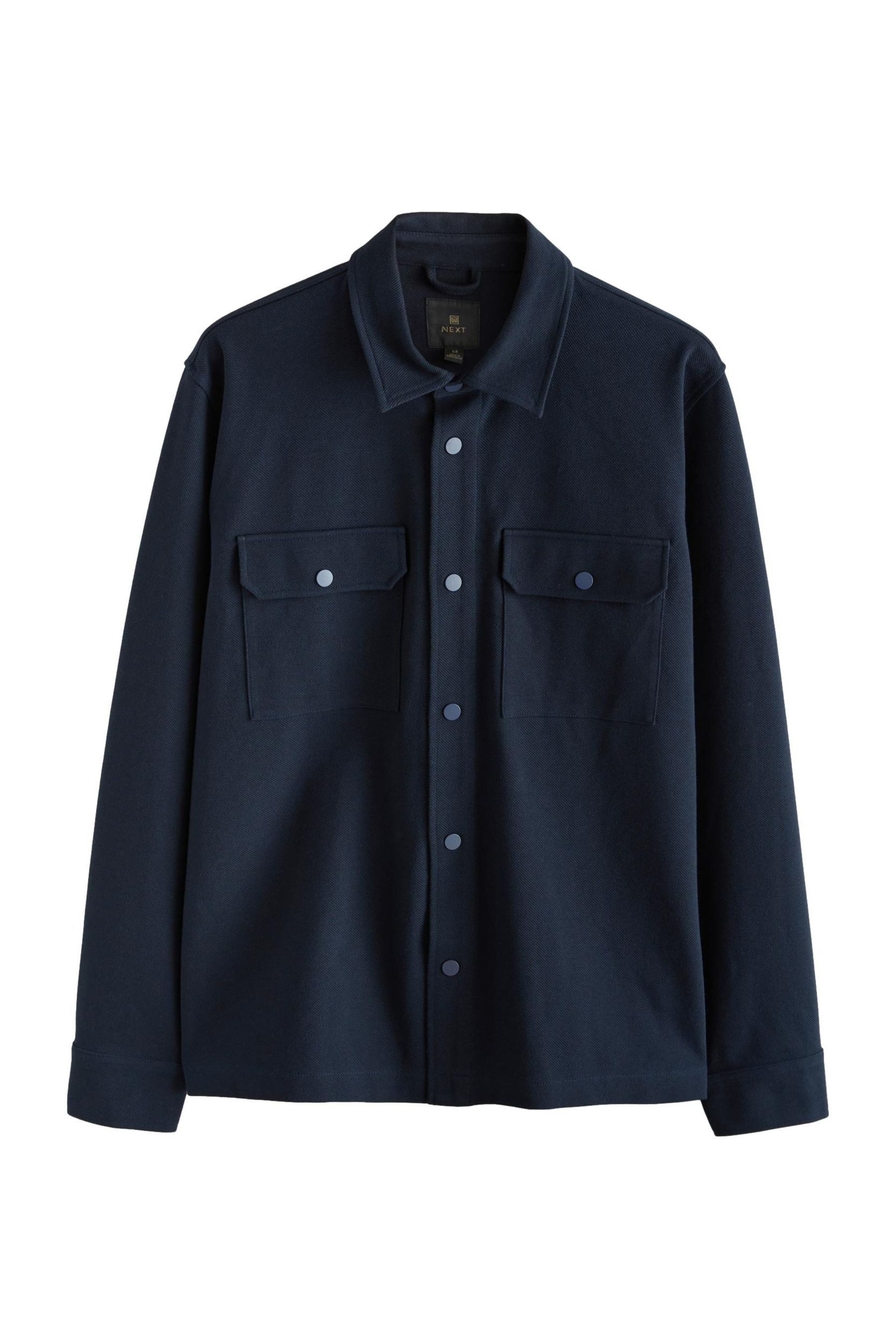 Hemdjacke Hemdjacke mit Druckknopfverschluss aus Jersey