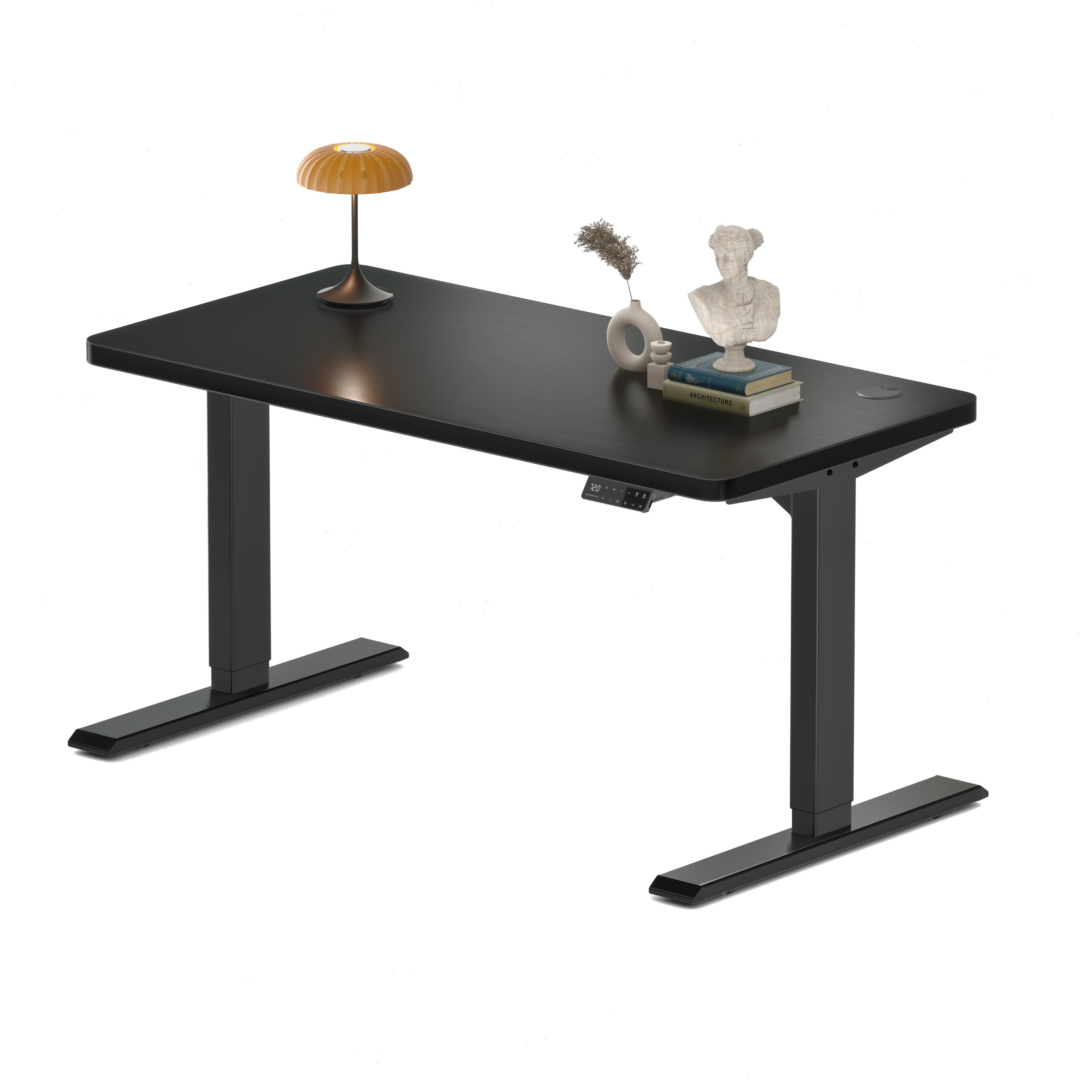 MAIDESITE Schreibtisch Elektrischer Höhenverstellbarer Schreibtisch, Dual-Motor, Leise (1-St), Intelligente Steuerung, 120x60x72-120 cm