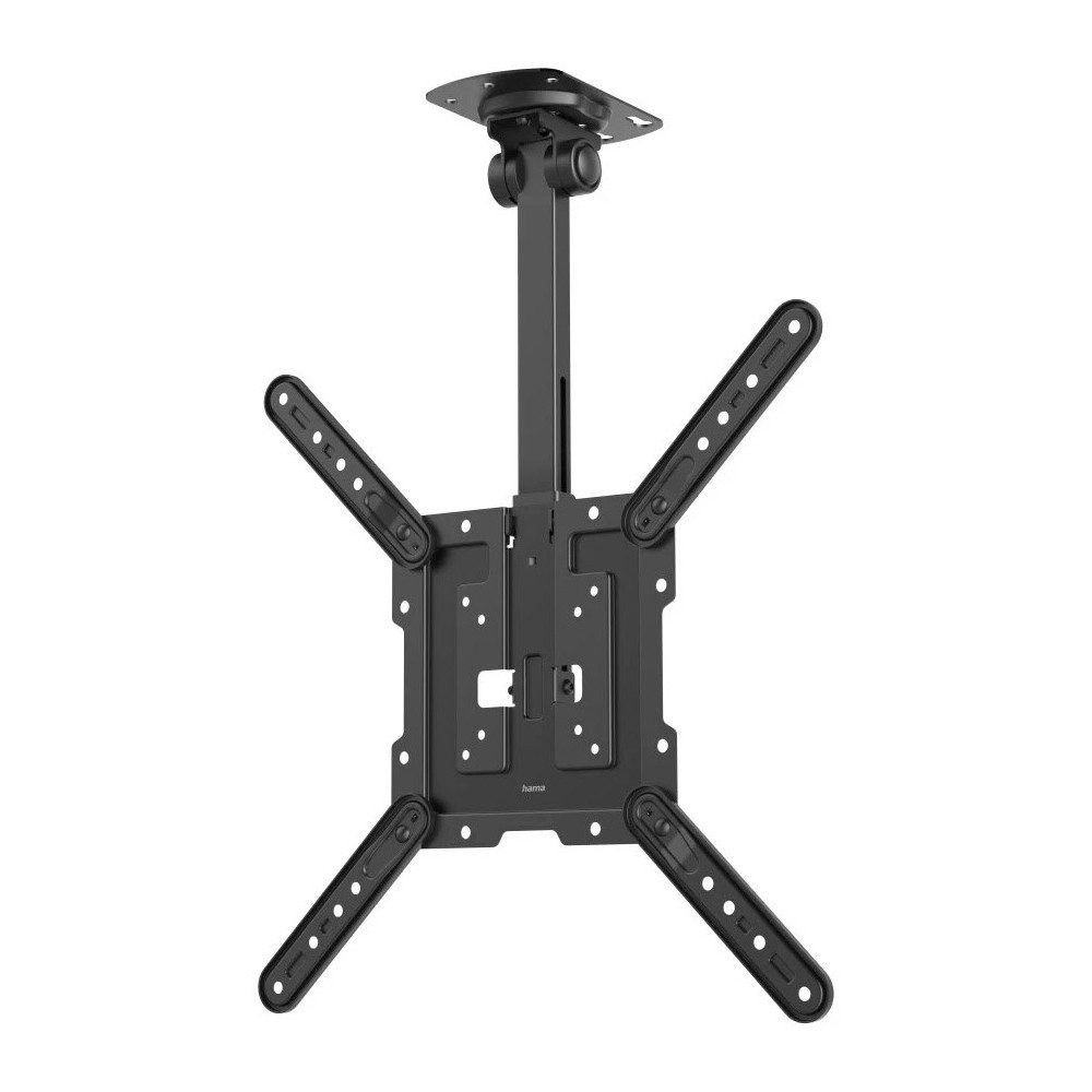 Hama TV-Ständer Hama TV-Deckenhalterung 165 cm für Fernseher (65), (bis 65 Zoll, Deckenhalterung für 65 Zoll, Höhenverstellbar und schwenkbar bis 100 Grad)