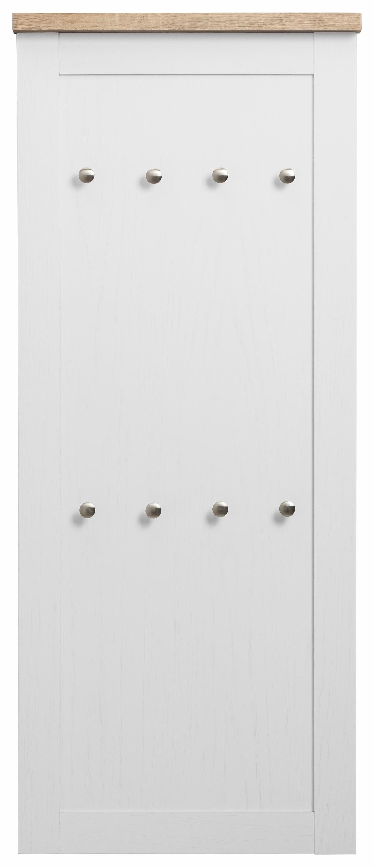 OTTO home Garderobenpaneel Heide, mit 8 Haken, Höhe 120 cm, Breite 50 cm