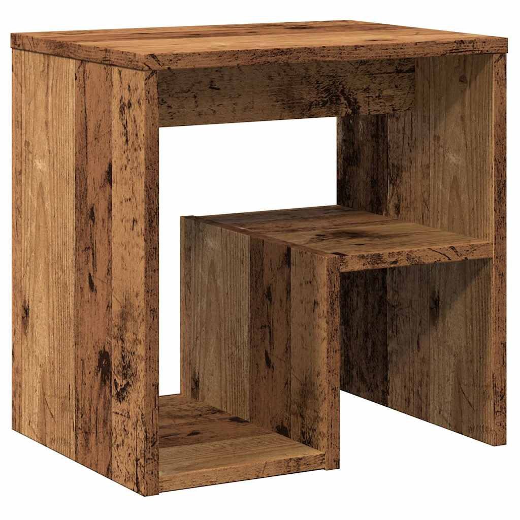 vidaXL Nachttisch Nachttisch Altholz-Optik 40x30x40 cm günstig online kaufen